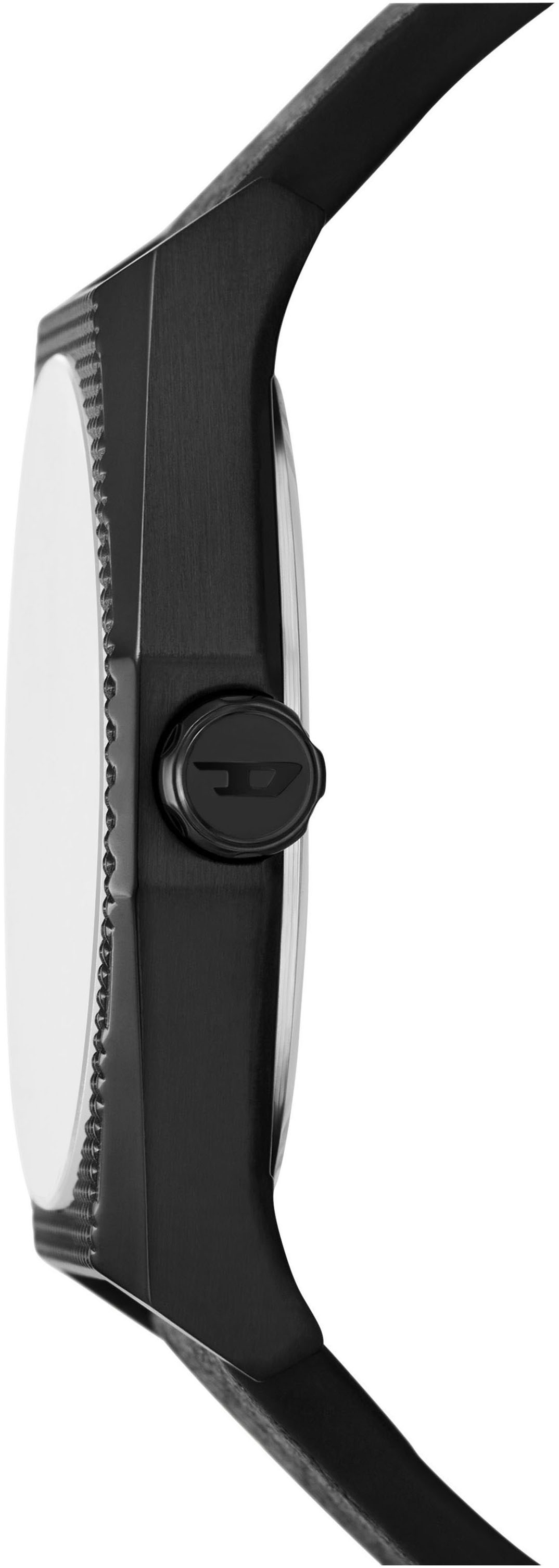 Diesel Quarzuhr »SCRAPER«, (Set, 2 tlg., mit Armband), Armbanduhr, Herrenuhr, ideal auch als Geschenk, Lederarmband
