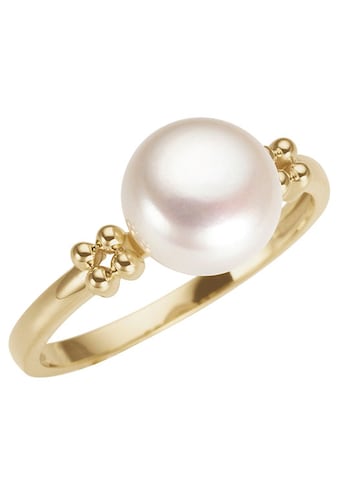 Perlenring »Schmuck Geschenk Gold 333 Fingerring Damenring Perle«