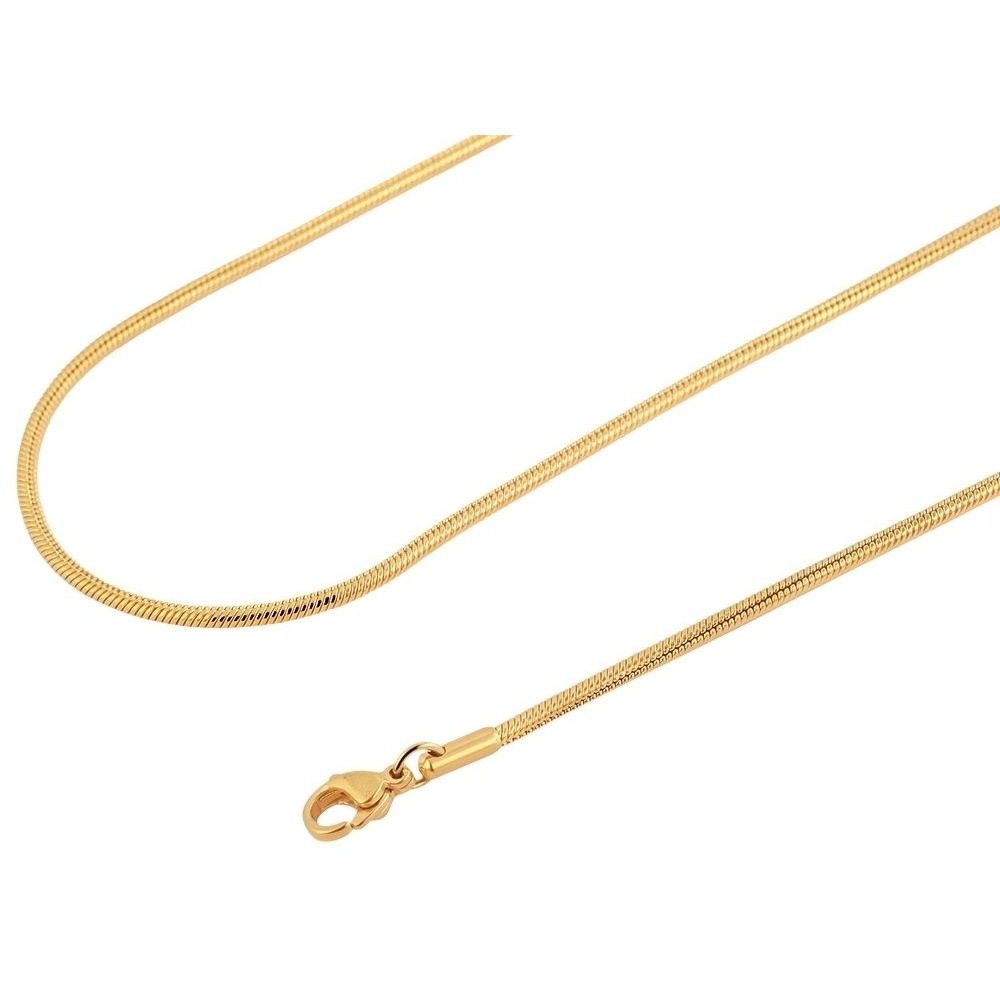 Adelia´s Kette ohne Anhänger »Halskette – Schlangenkette aus Edelstahl 60 cm« Perfekt als Geschenk für besondere Menschen