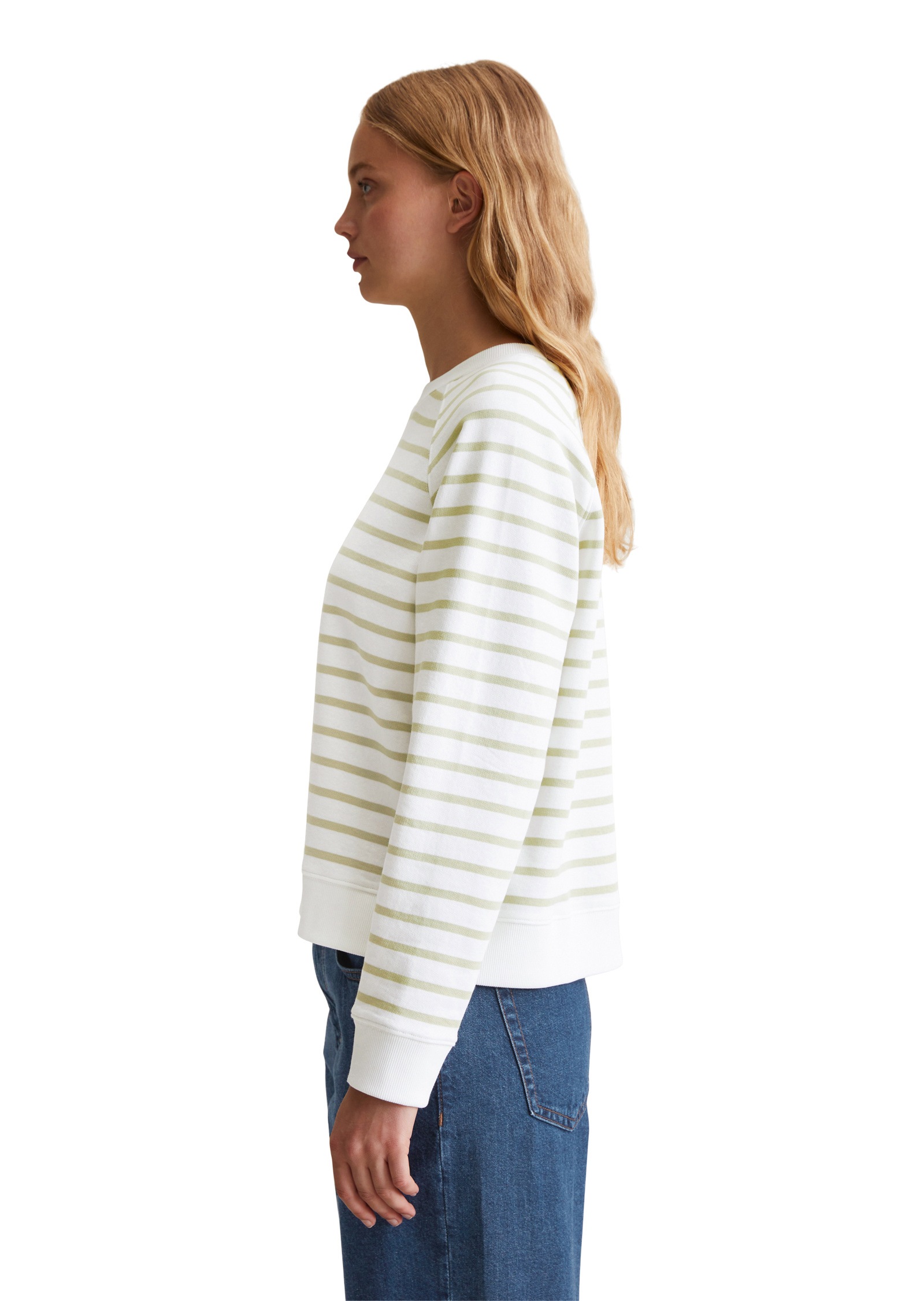 Marc OPolo DENIM Sweatshirt "aus reinem Organic Cotton" günstig online kaufen