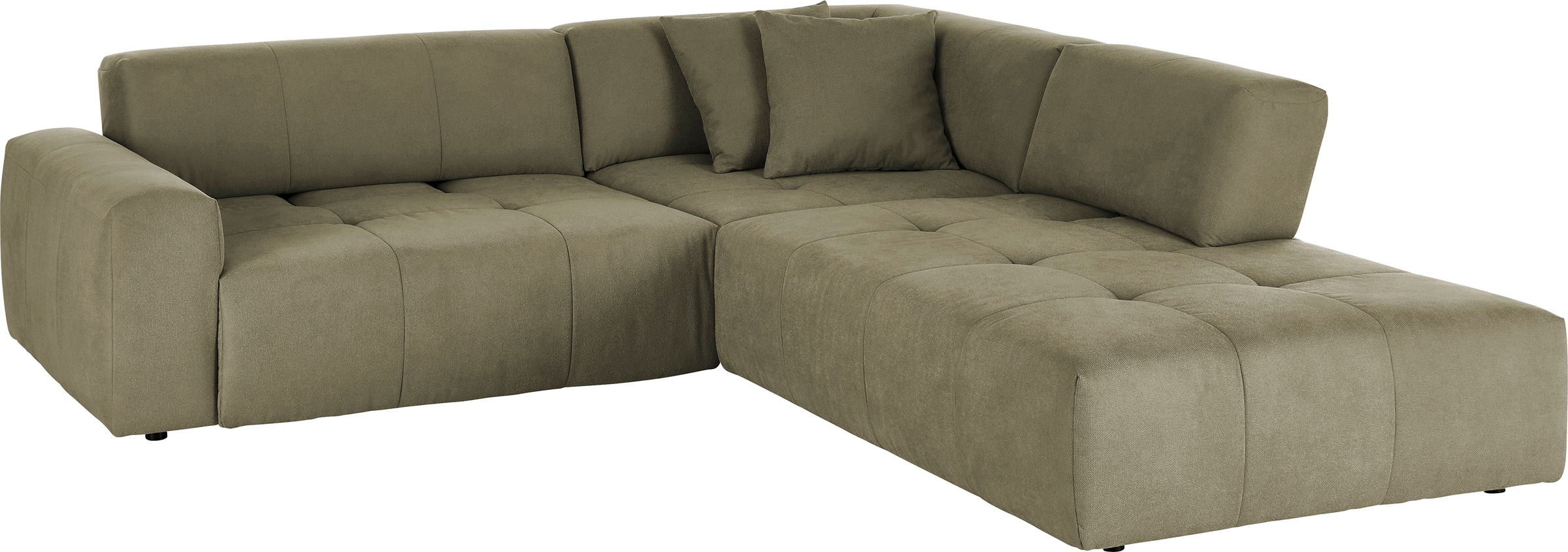 3C Candy Ecksofa »Yoshy Komfortsofa, bequem und modern, hochwertige Verarbeitungsdetails«, Zwei verschiedene Sitztiefen durch verstellbare Rückenlehne, L-Form