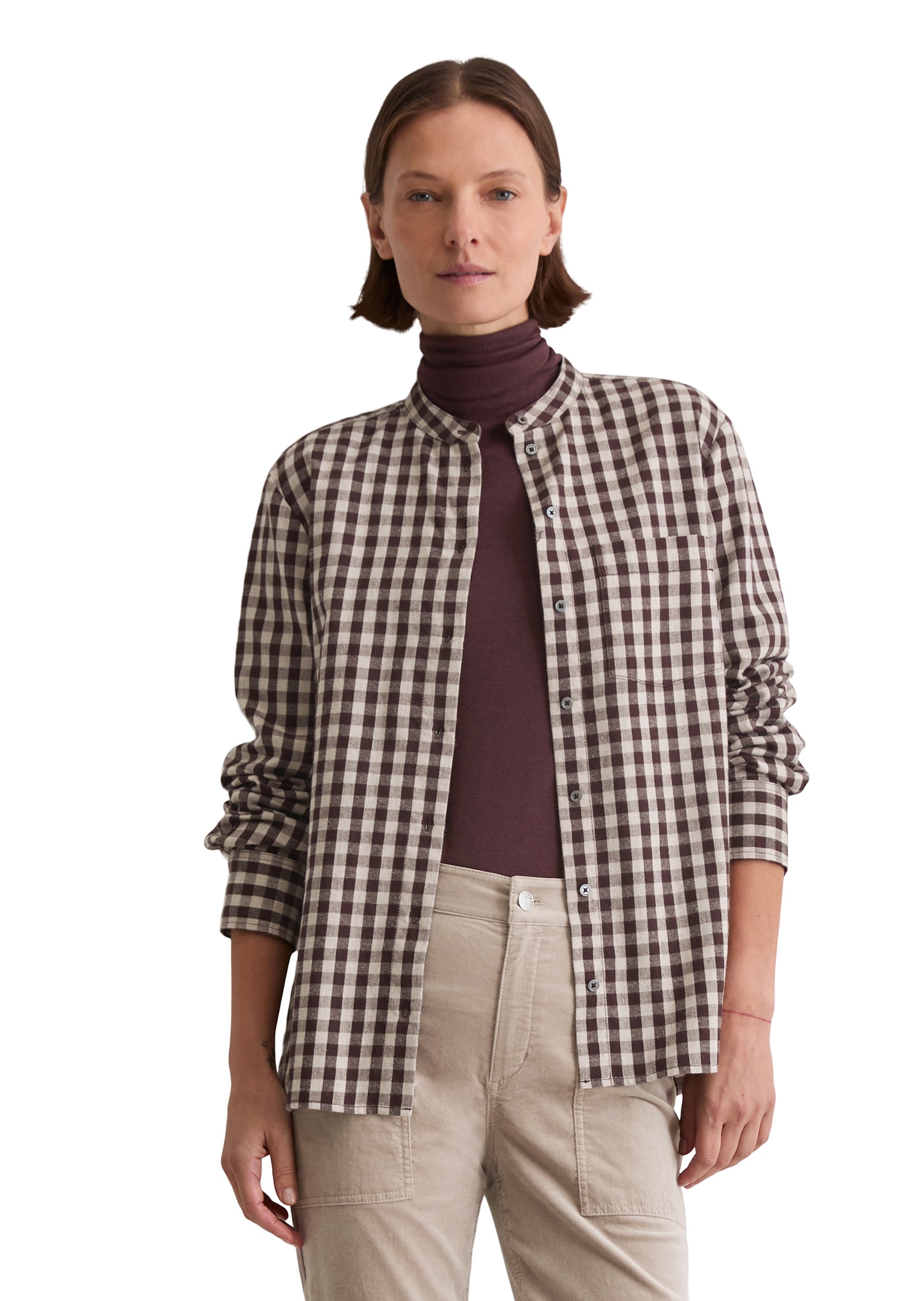 Marc OPolo Langarmbluse "aus softem Baumwoll-Flanell" günstig online kaufen