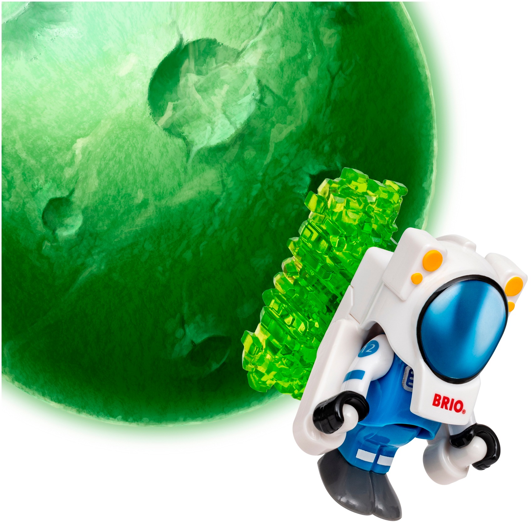BRIO® Spielwelt »BRIO® WORLD, Weltraum Deluxe Zugset (36157)« mit Licht und Sound
