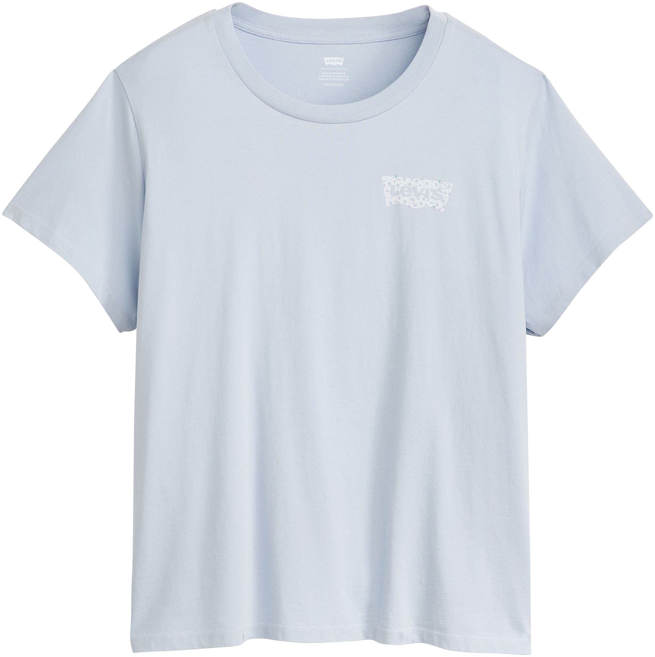 Levi's® Plus T-Shirt, mit kleinem, floralem Batwing-Logodruck