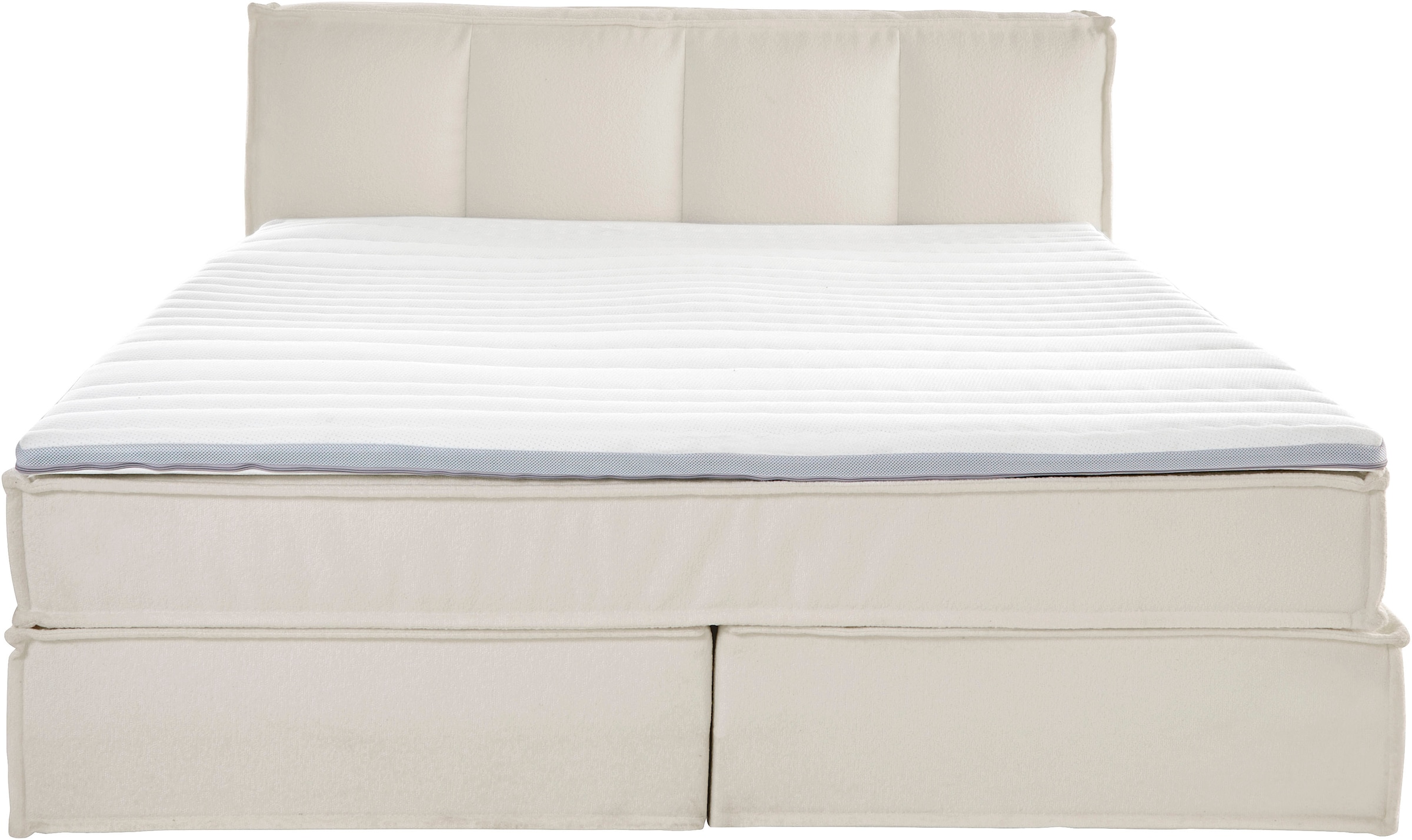 LeGer Home by Lena Gercke Boxspringbett »Addyson«, (Härtegrade H2, H3 und H4 wählbar), Boxspringbett inkl. Topper, 2 Matratzen
