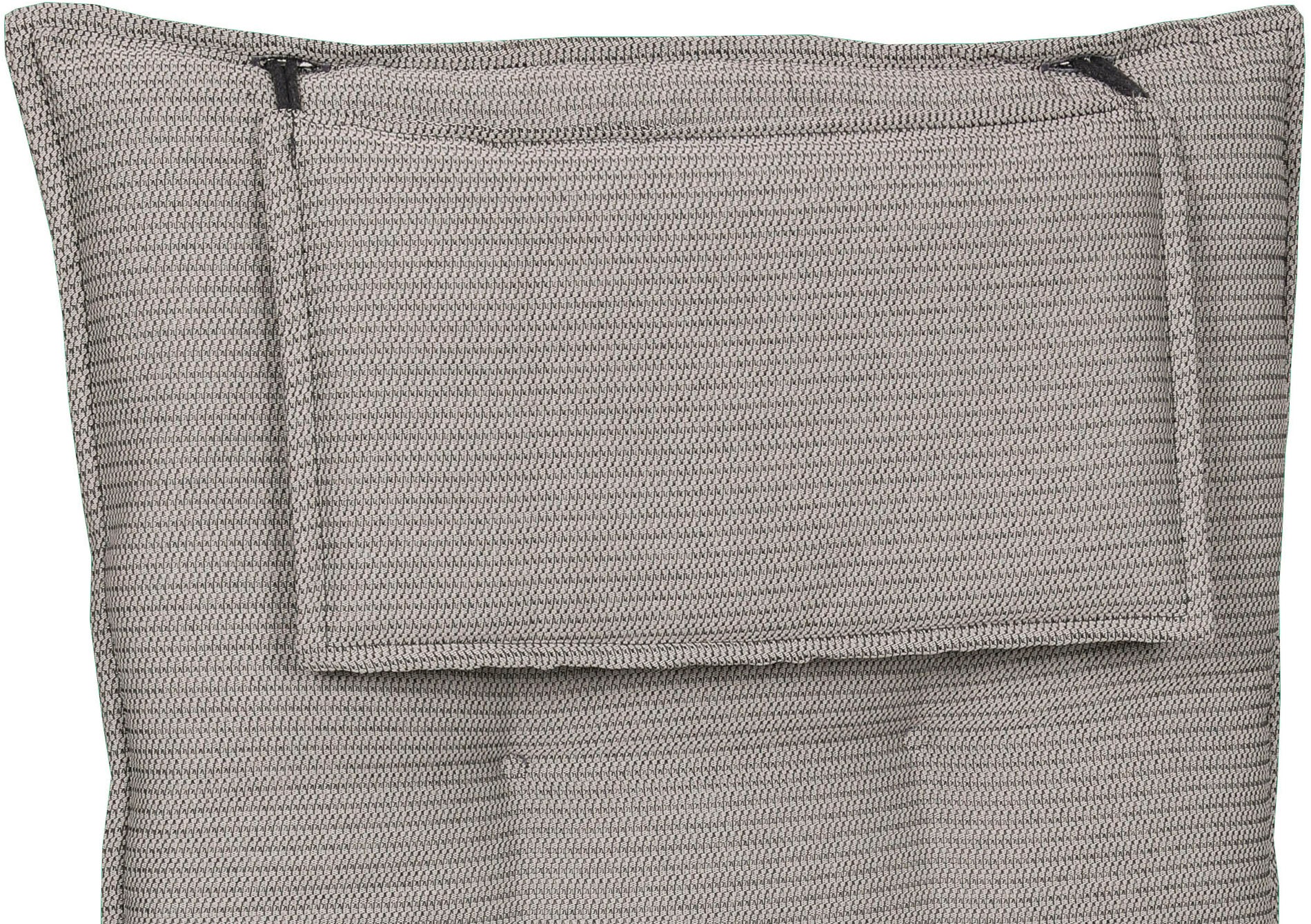 Hochlehnerauflage KONIFERA, grau, B:50cm H:7cm T:120cm, Polyester, Polsterauflagen, Struktur uni grau - Maße BxLxH ca.: 50 cm x 120 cm x 7 cm 3
