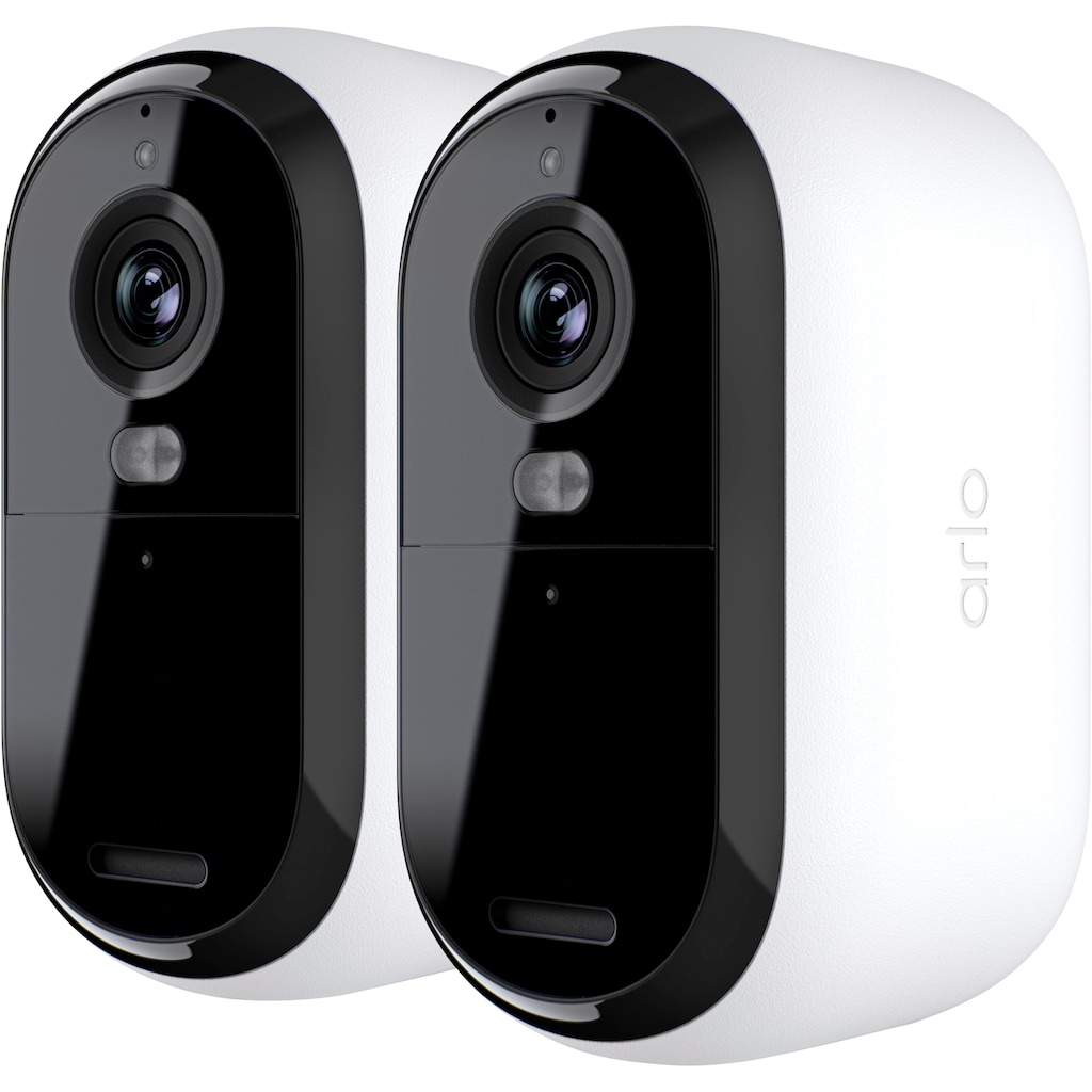 ARLO Smart Home Kamera »ESSENTIAL 2K Outdoor Kamera 2-Pack«, Außenbereich-Innenbereich