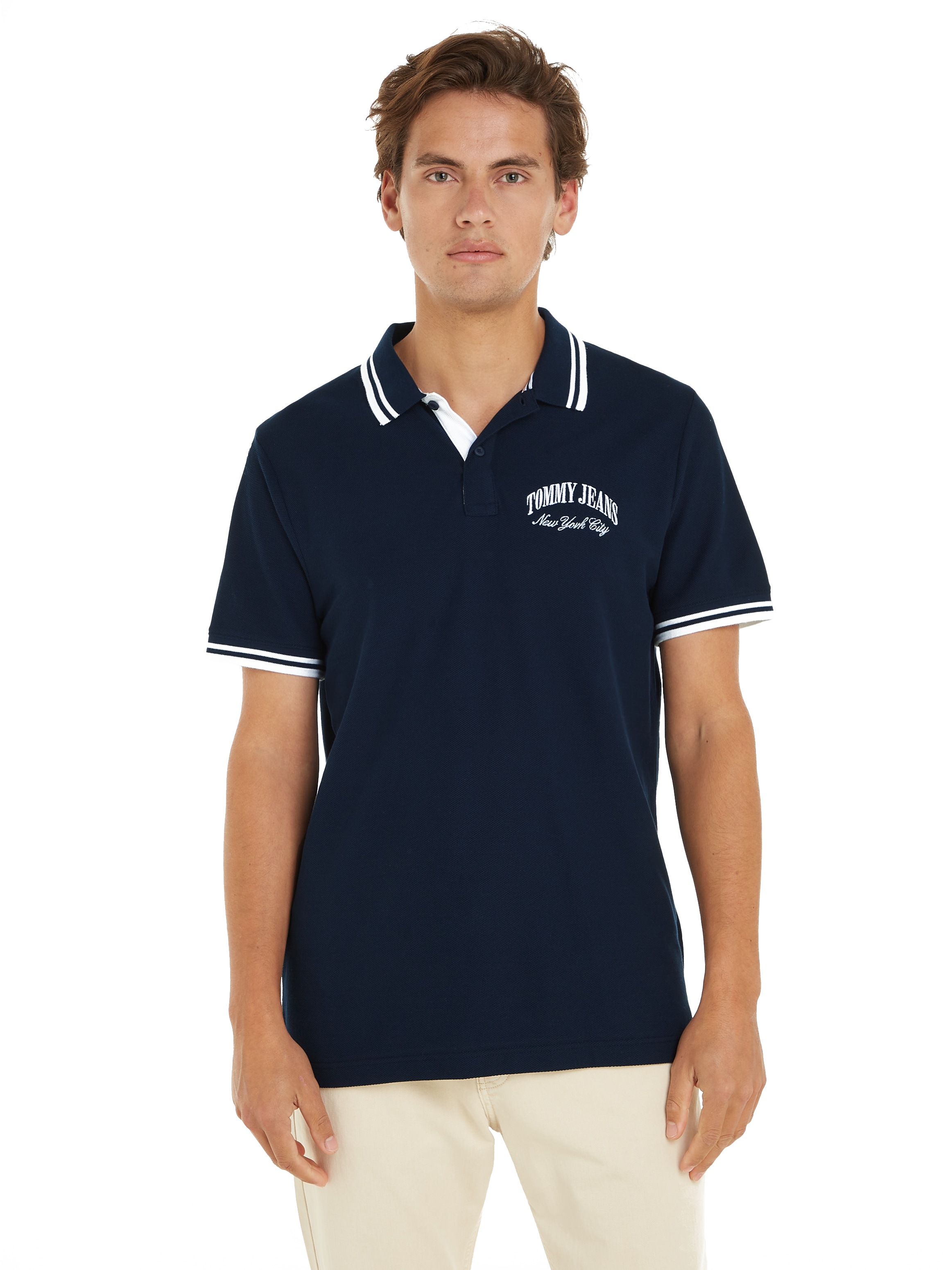 Tommy Jeans Poloshirt "TJM REG TIPPING POLO", mit kontrastfarbenen Details günstig online kaufen