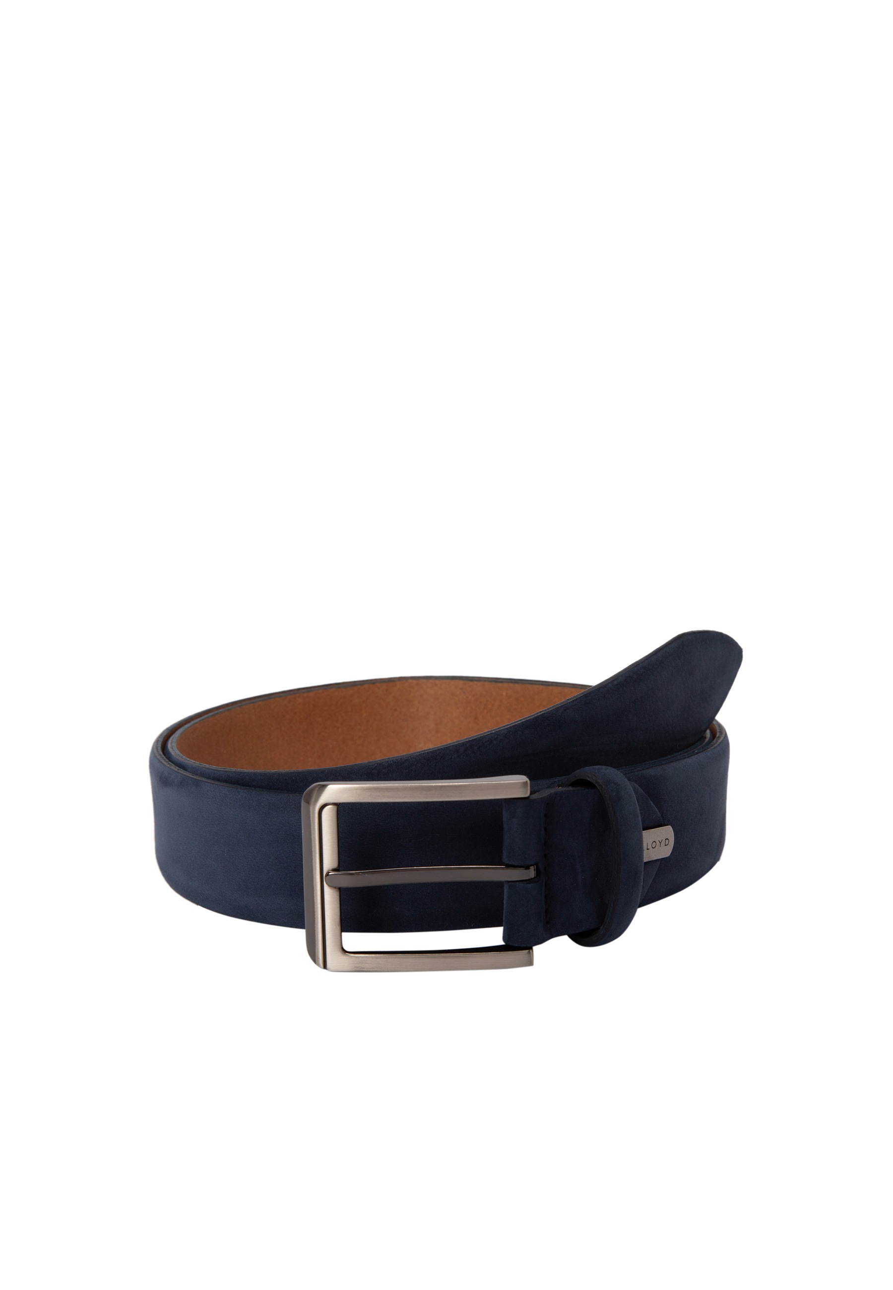 Ledergürtel LLOYD MEN’S BELTS "Lloyd Belts Herrengürtel 0229", Herren, Gr. 100, dunkelblau, Leder, Gürtel Ledergürtel 2