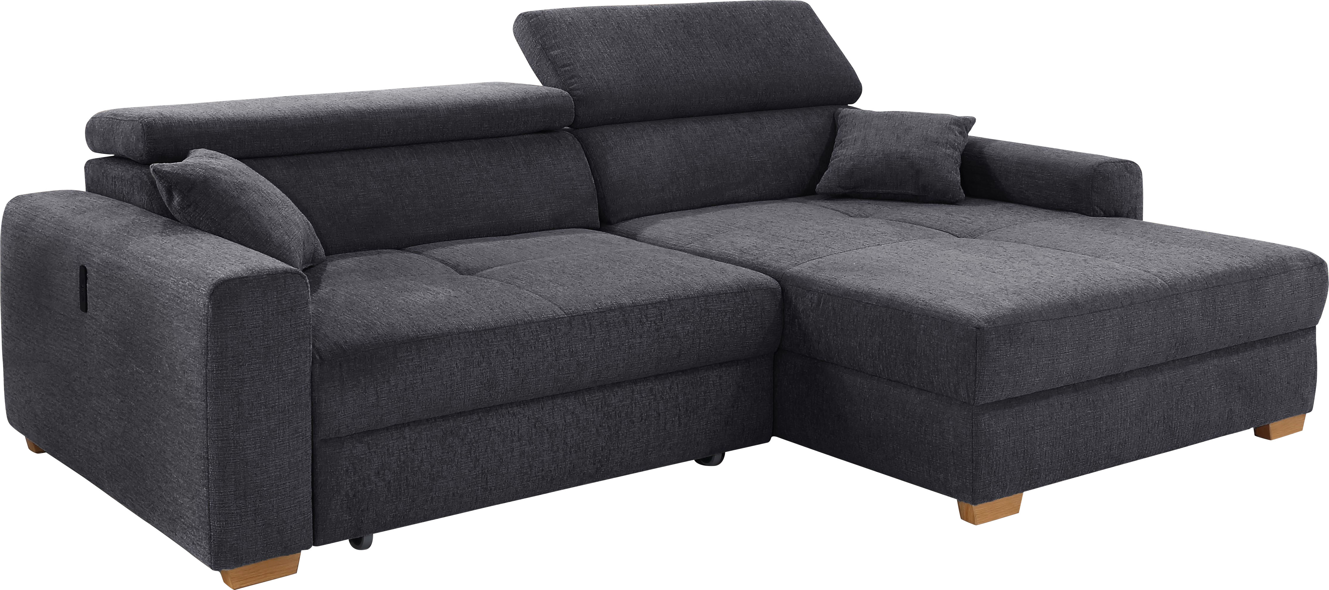 Thumbnail - Jockenhöfer Gruppe Ecksofa "Slider L-Form, B: 277 cm, mit 60 cm elektrischer Sitztiefenverstellung" 140kg Belastbarkeit,...