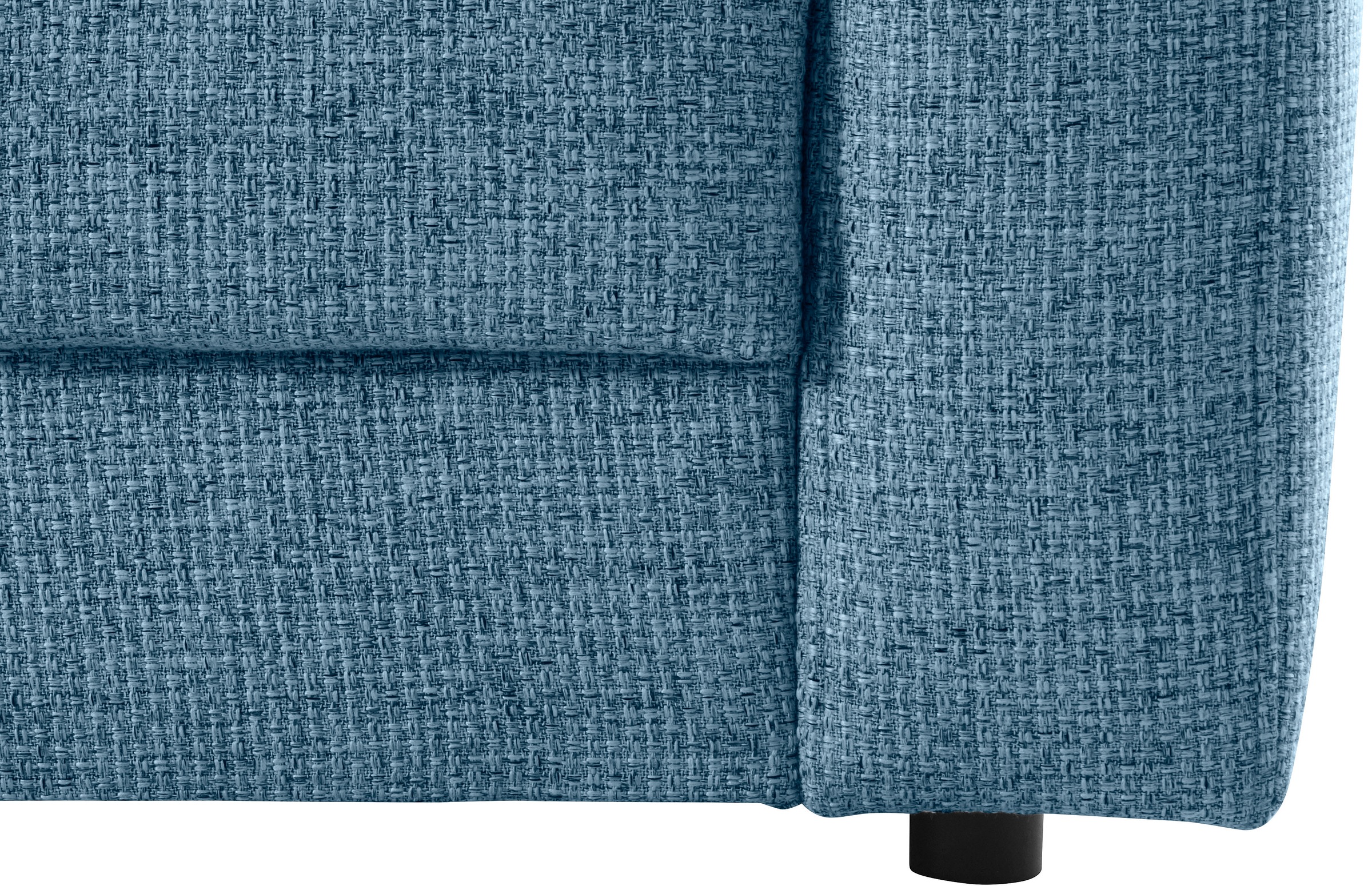 Places of Style Ecksofa »Bloomfield, L-Form«, extra tiefe Sitzfläche, wahlweise mit Sitztiefenverstellung