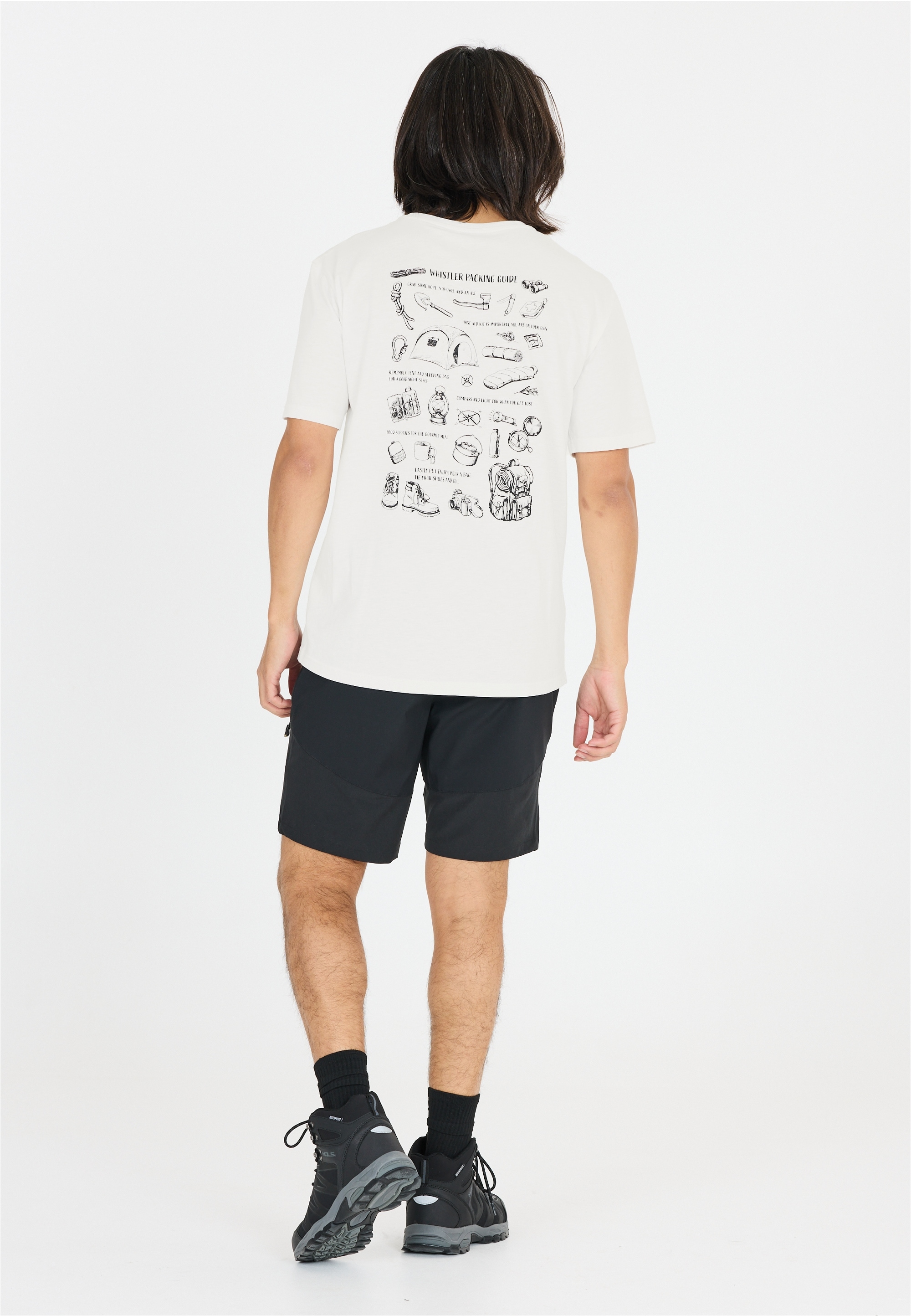 WHISTLER Funktionsshirt »Caloot«, mit coolem Print auf dem Rücken