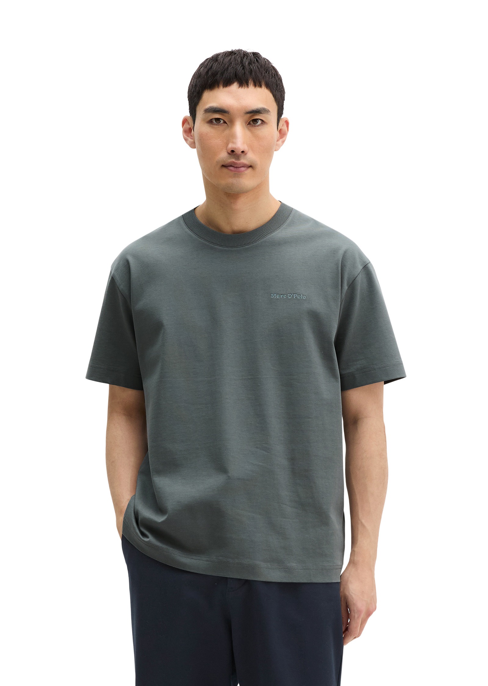 Marc OPolo T-Shirt "aus schwerem Bio-Baumwoll-Jersey" günstig online kaufen