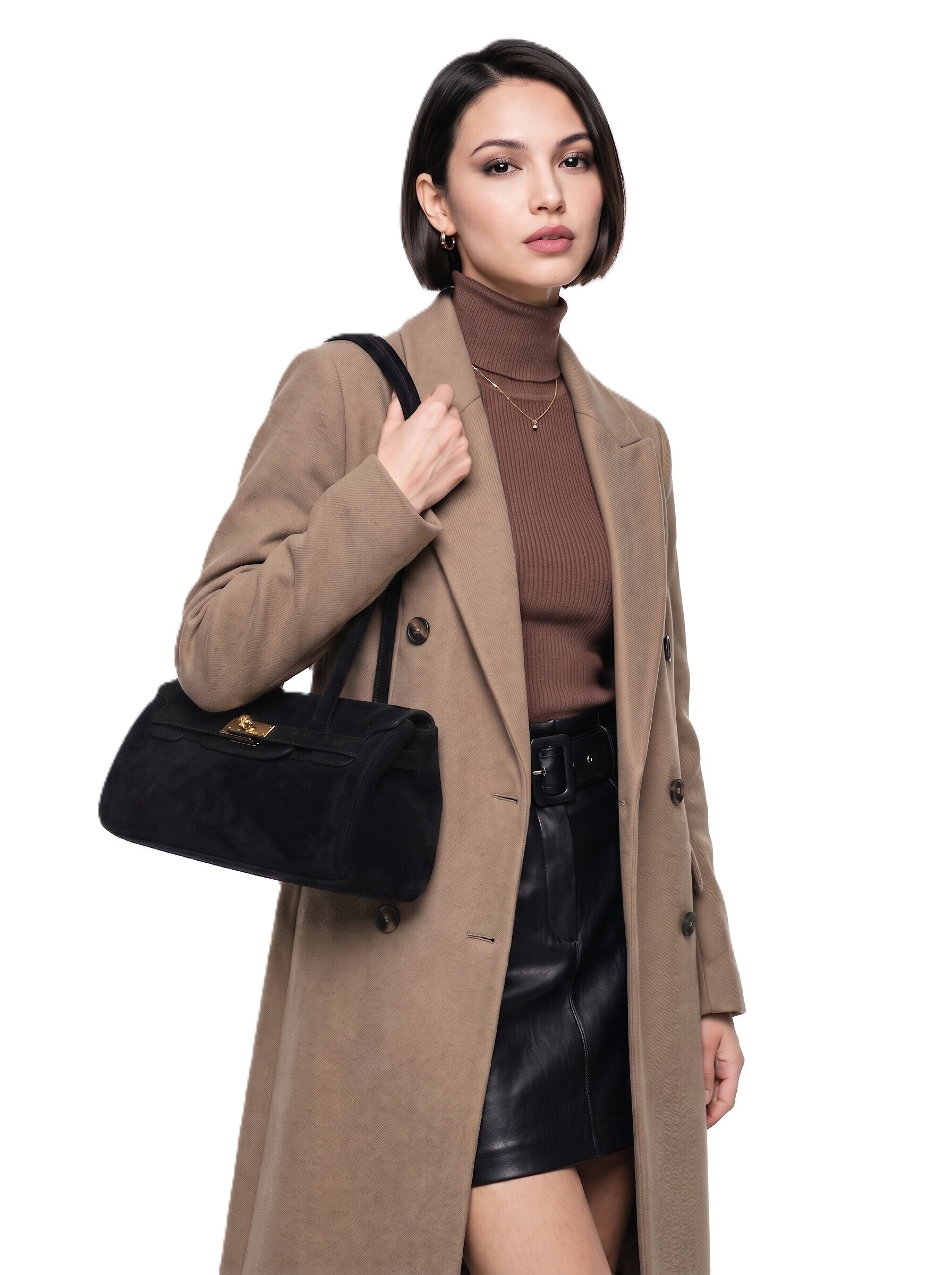 forty° Henkeltasche »Forviata« echt Leder, Made in Italy