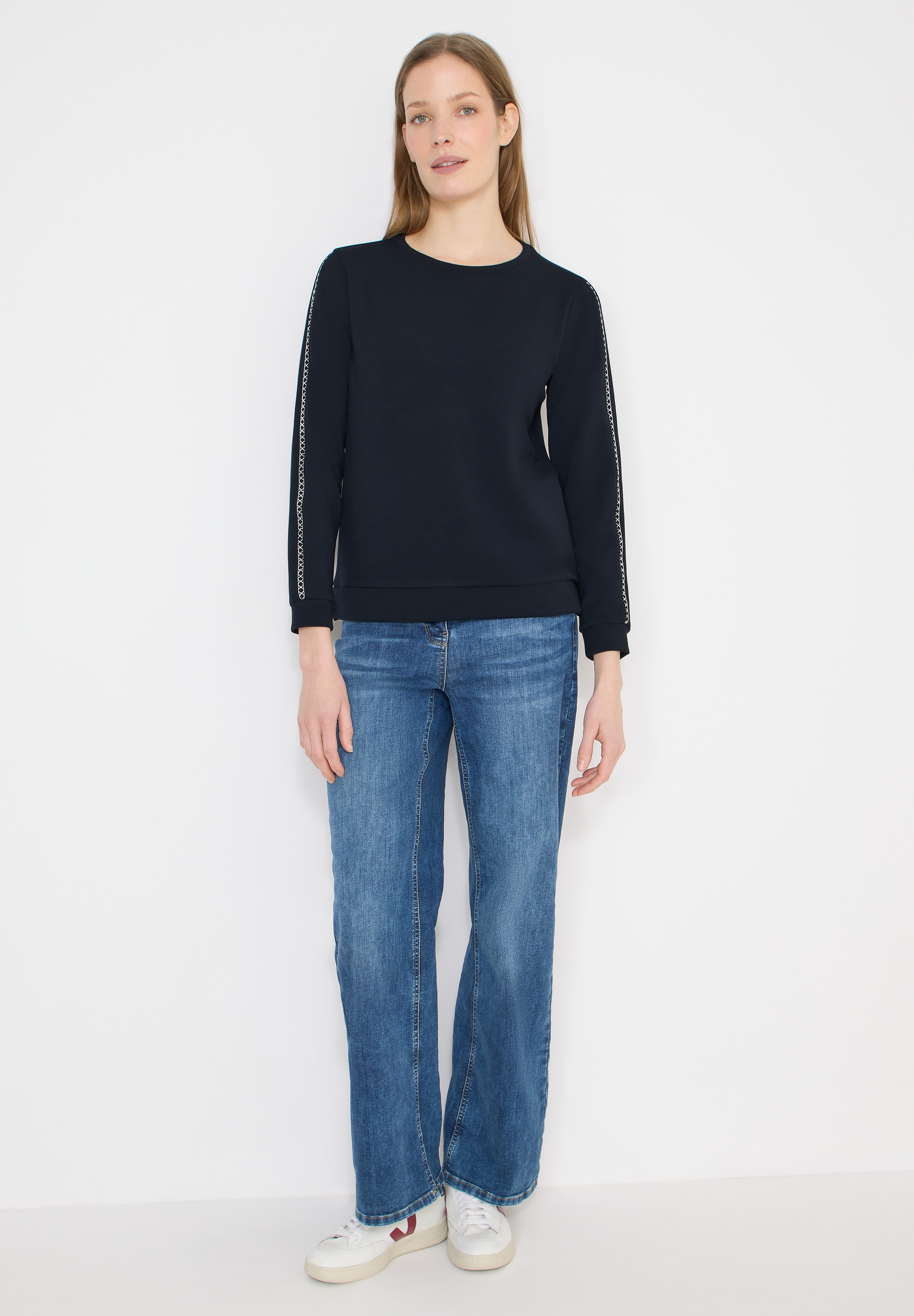 Cecil Sweatshirt , mit U-Boot-Ausschnitt
