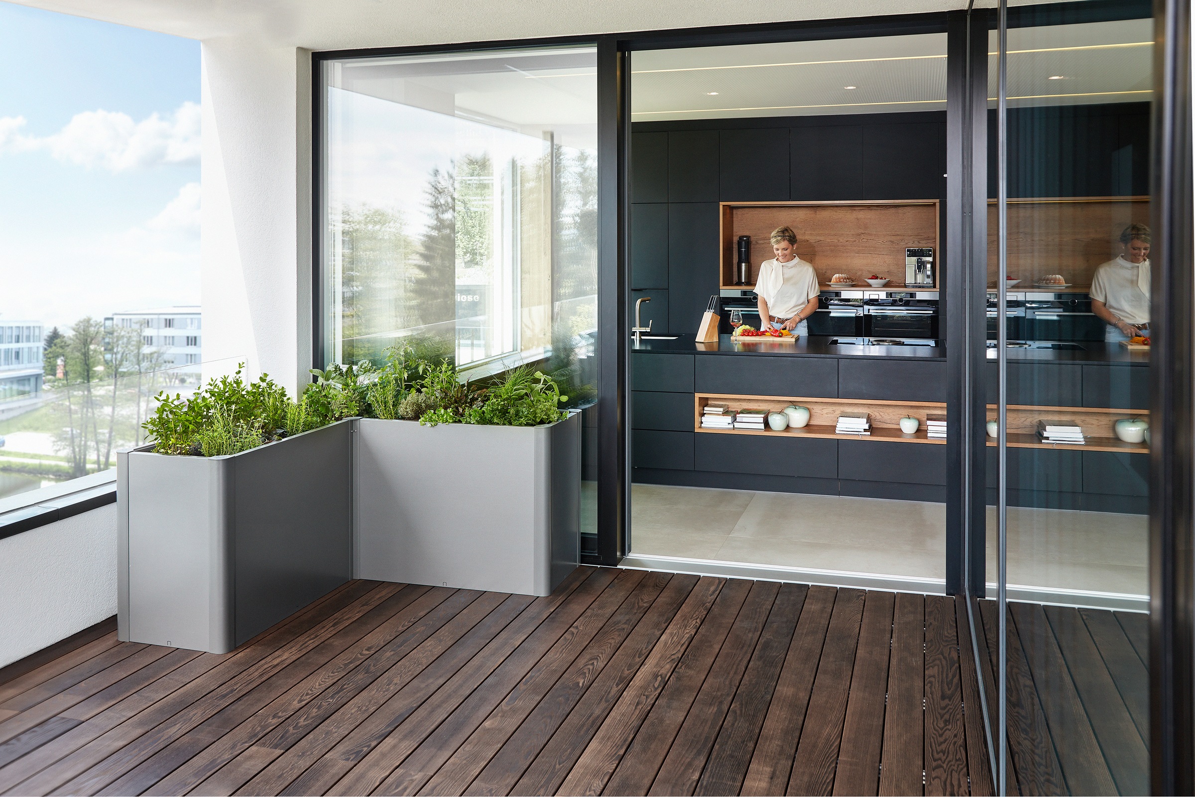 Biohort Hochbeet "BELVEDERE L-Form maxi 1,5, verschiedene Farben" 152x152x7 günstig online kaufen