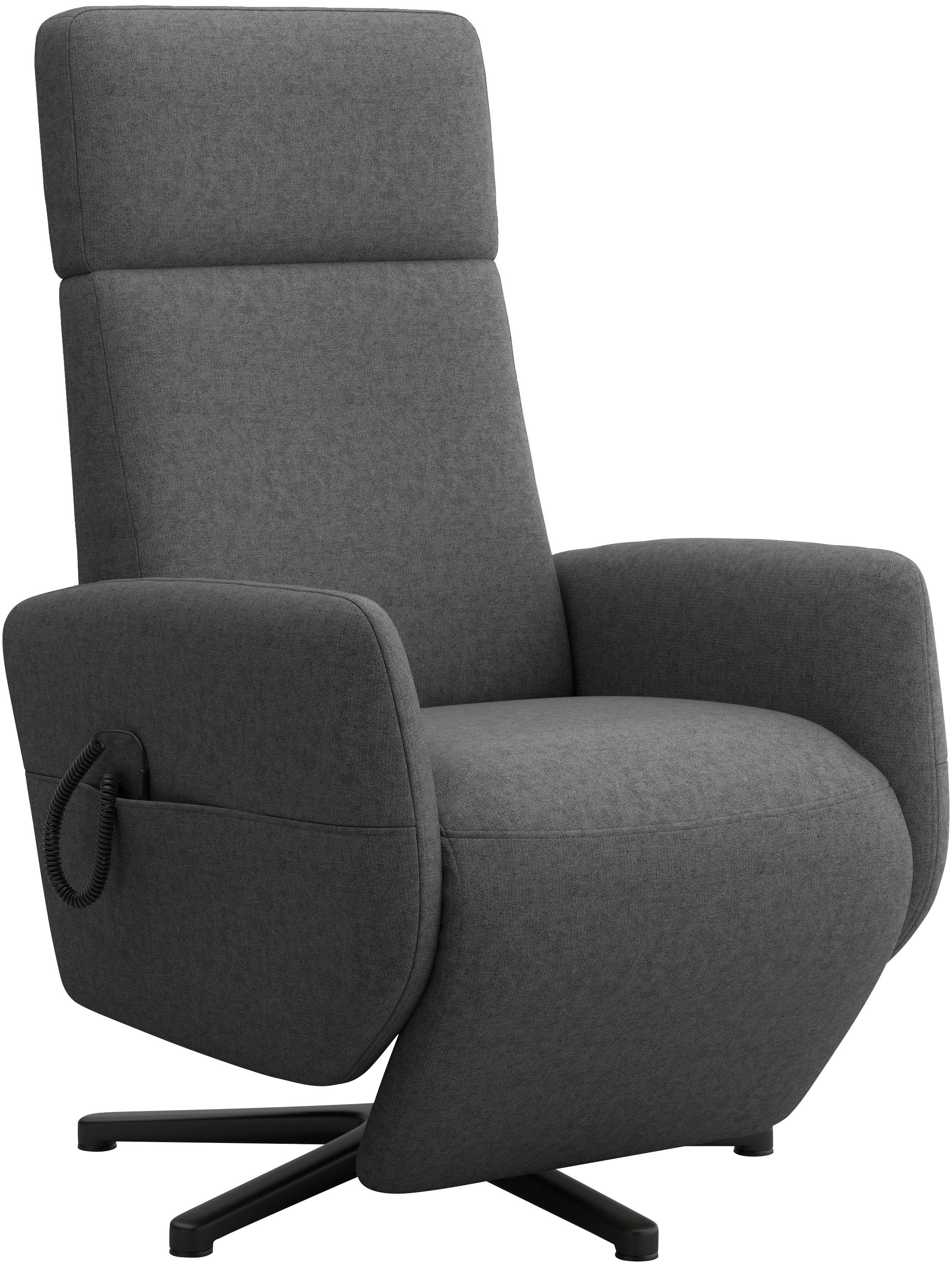 Thumbnail - Home affaire TV-Sessel "Rochelle, inkl. Kopfteilverstellung & 360 Drehfunktion" 1 Stk. tlg. wahlweise mit 2 Motoren, Akk...