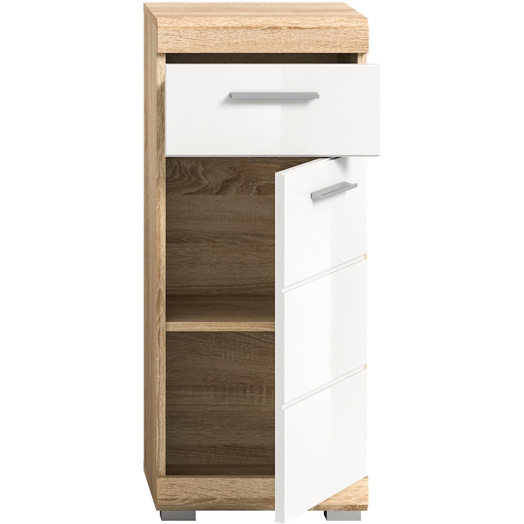 INOSIGN Unterschrank »Siena«, (1 St.), Badmöbel Badschrank, 1 Tür, 1 Schubkasten, Breite 37 cm