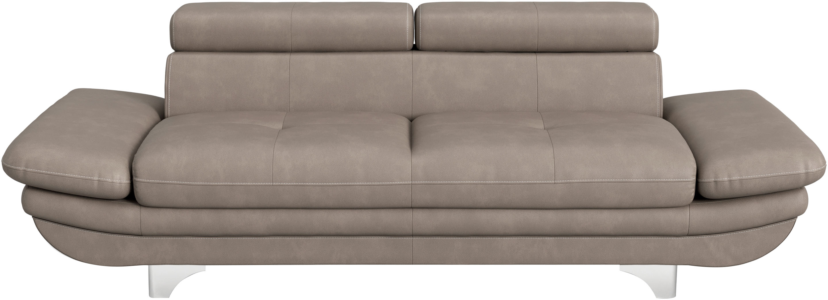 COTTA 3-Sitzer "Enterprise, B: 233cm, modernes Einzelsofa" Big-Sofa, mit Armteilverstellung & Kopfteilverstellung