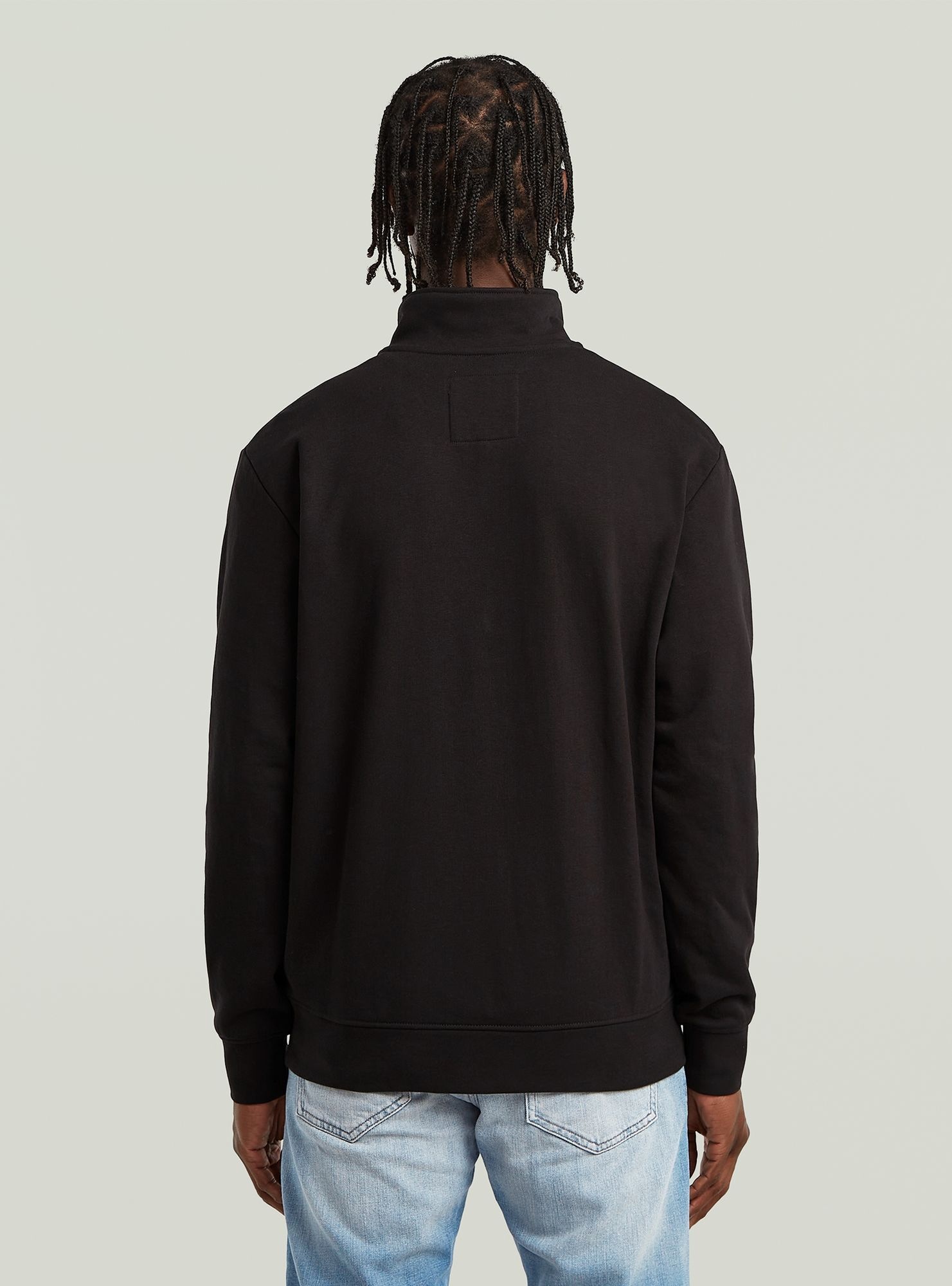 G-STAR Longpullover "Half Zip Sweater Label Badge" günstig online kaufen