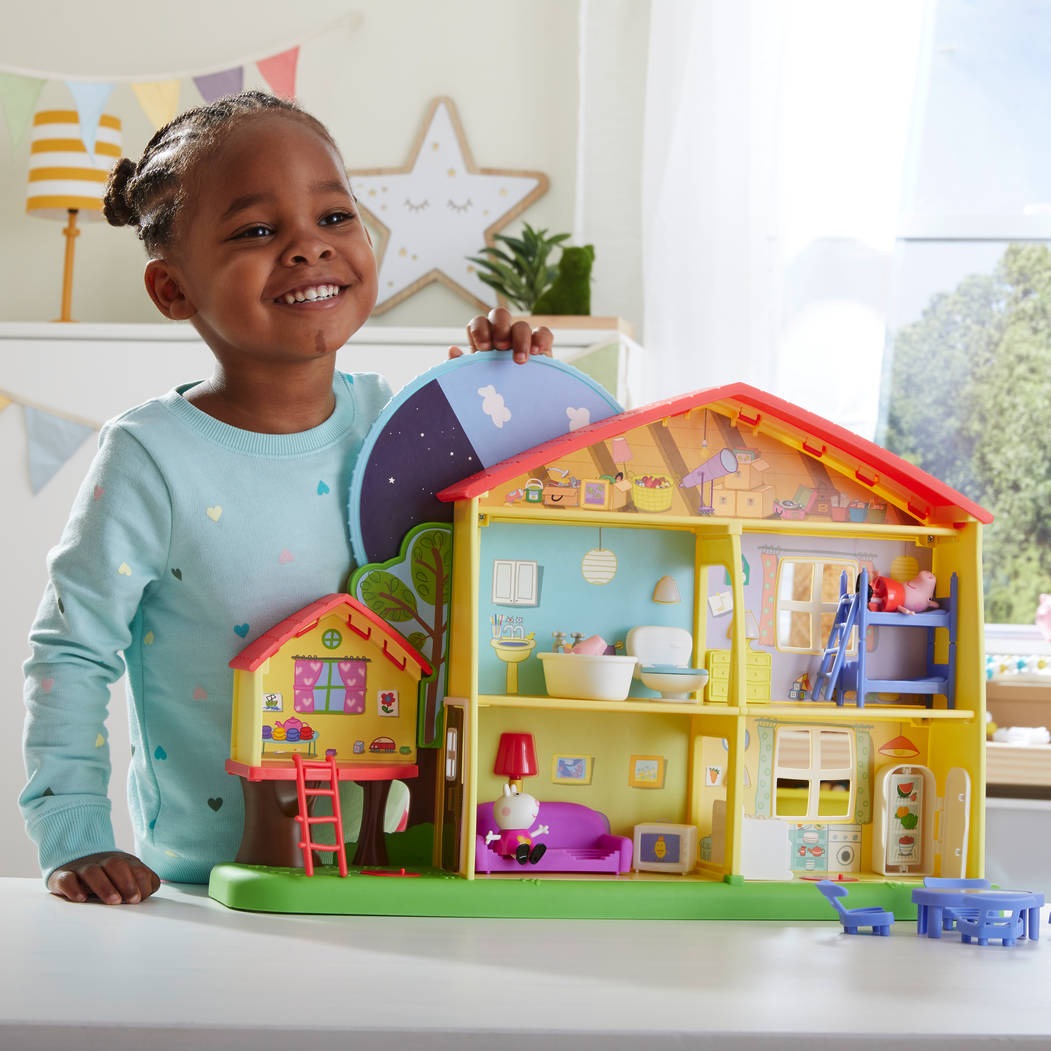 Hasbro Spielwelt »Peppa Pig, Peppas Tag-und-Nacht-Haus«, mit Licht- und Soundeffekten