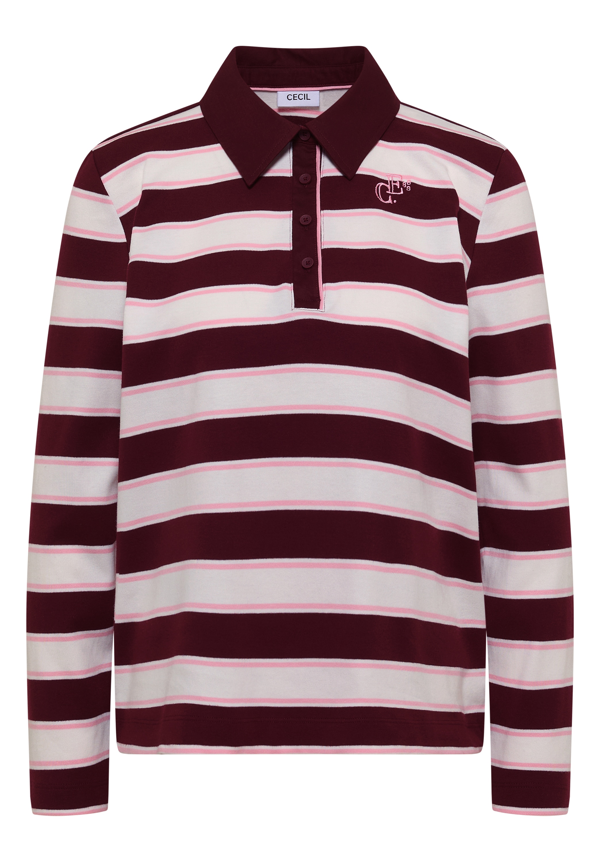 Cecil Langarmshirt aus reiner Baumwolle