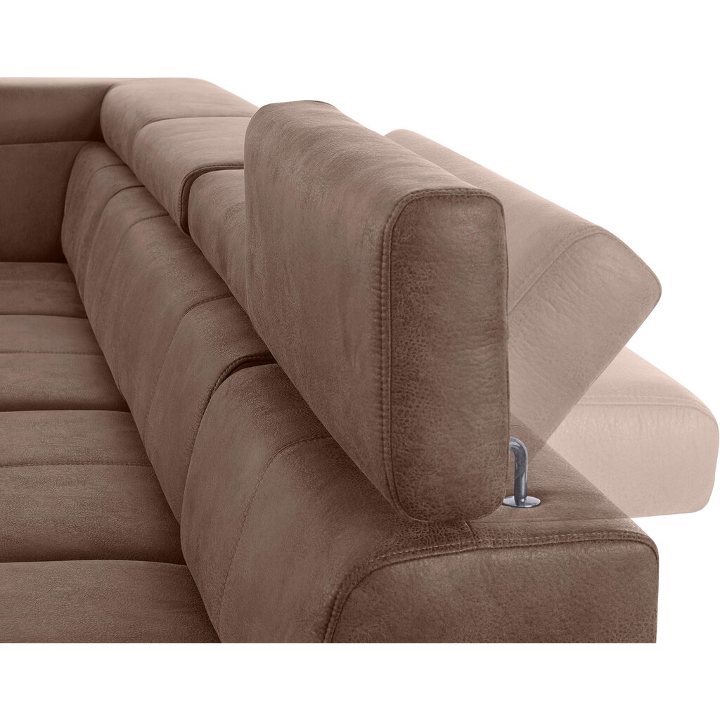 exxpo - sofa fashion Wohnlandschaft, wahlweise mit Bettfunktion