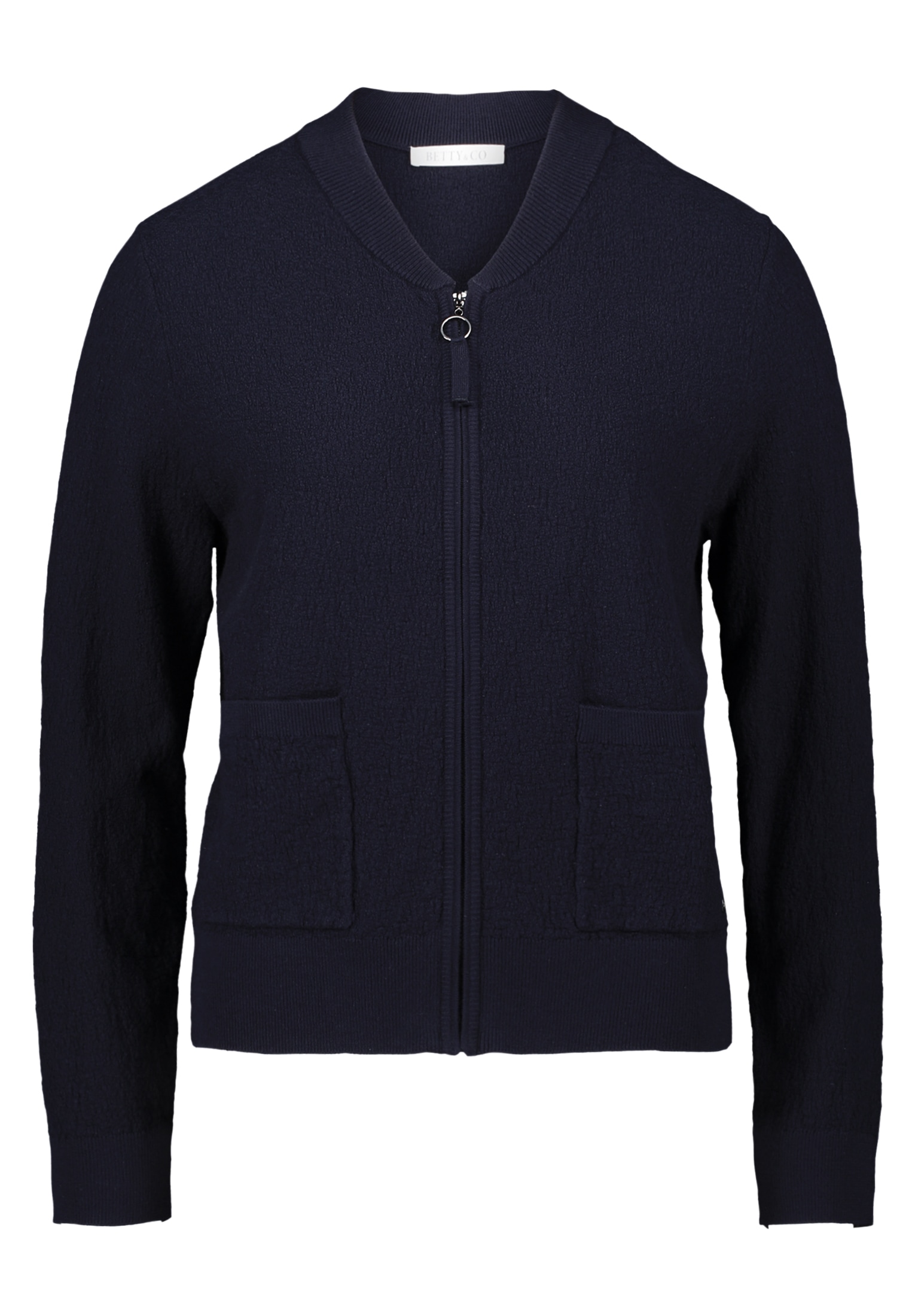 Betty&Co Strickjacke »Betty & Co Strick-Cardigan mit Reißverschluss«