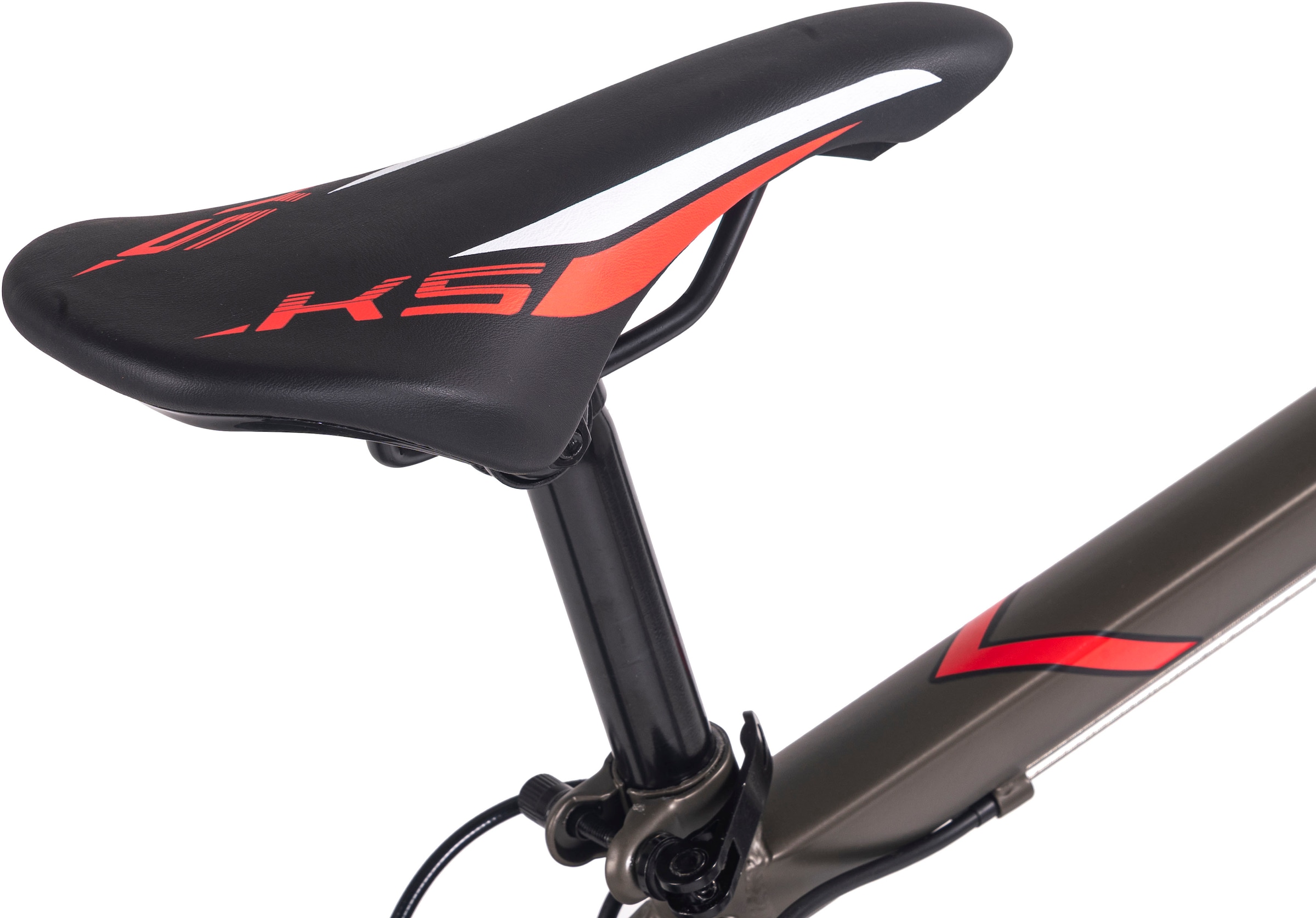 WYLD Mountainbike »Mountainbike Hardtail 26'' Sharp Anthrazit-Rot 21 Gänge«, 21 Gang, Shimano, Tourney Schaltwerk, Kettenschaltung