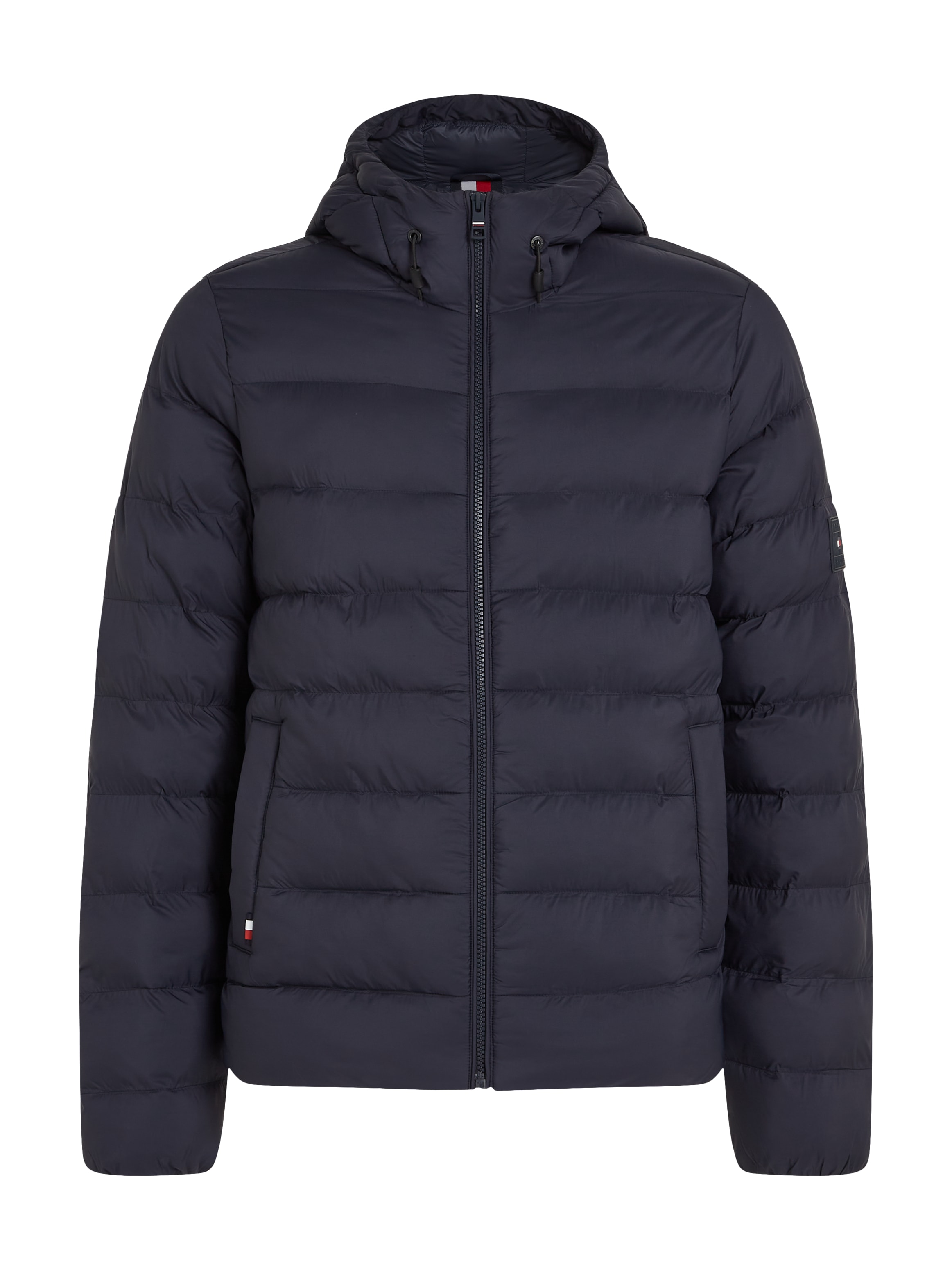 Tommy Hilfiger Steppjacke »MID WEIGHT HOODED JACKET«, mit Kapuze