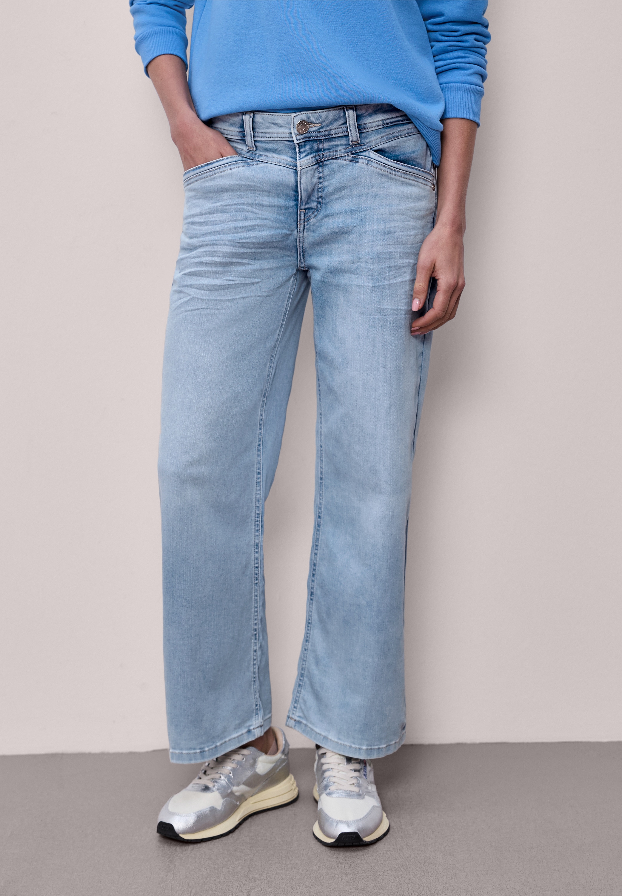 STREET ONE Comfort-fit-Jeans Middle Waist