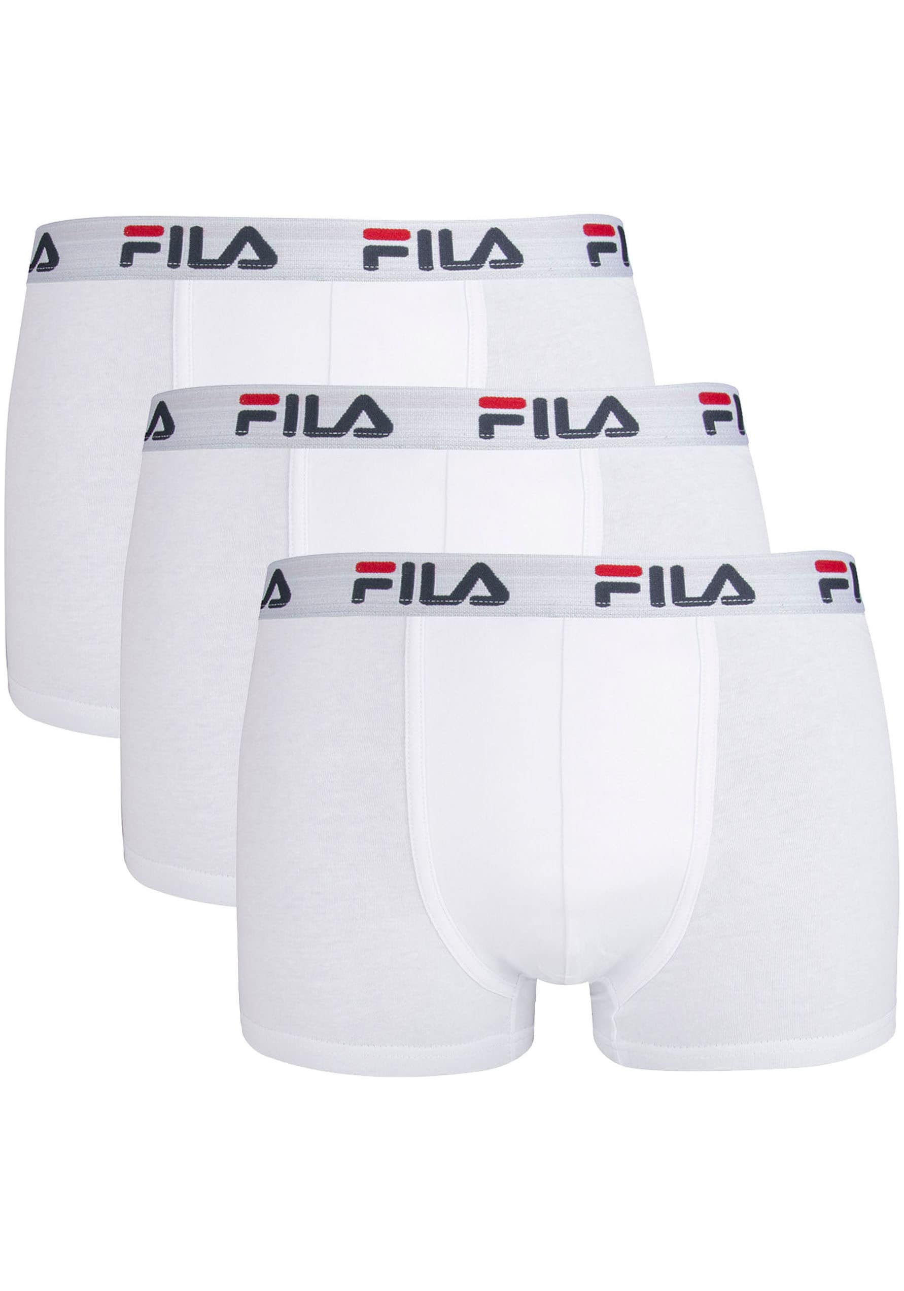 Fila Boxershorts, (3er Pack), mit elastischem Logobund