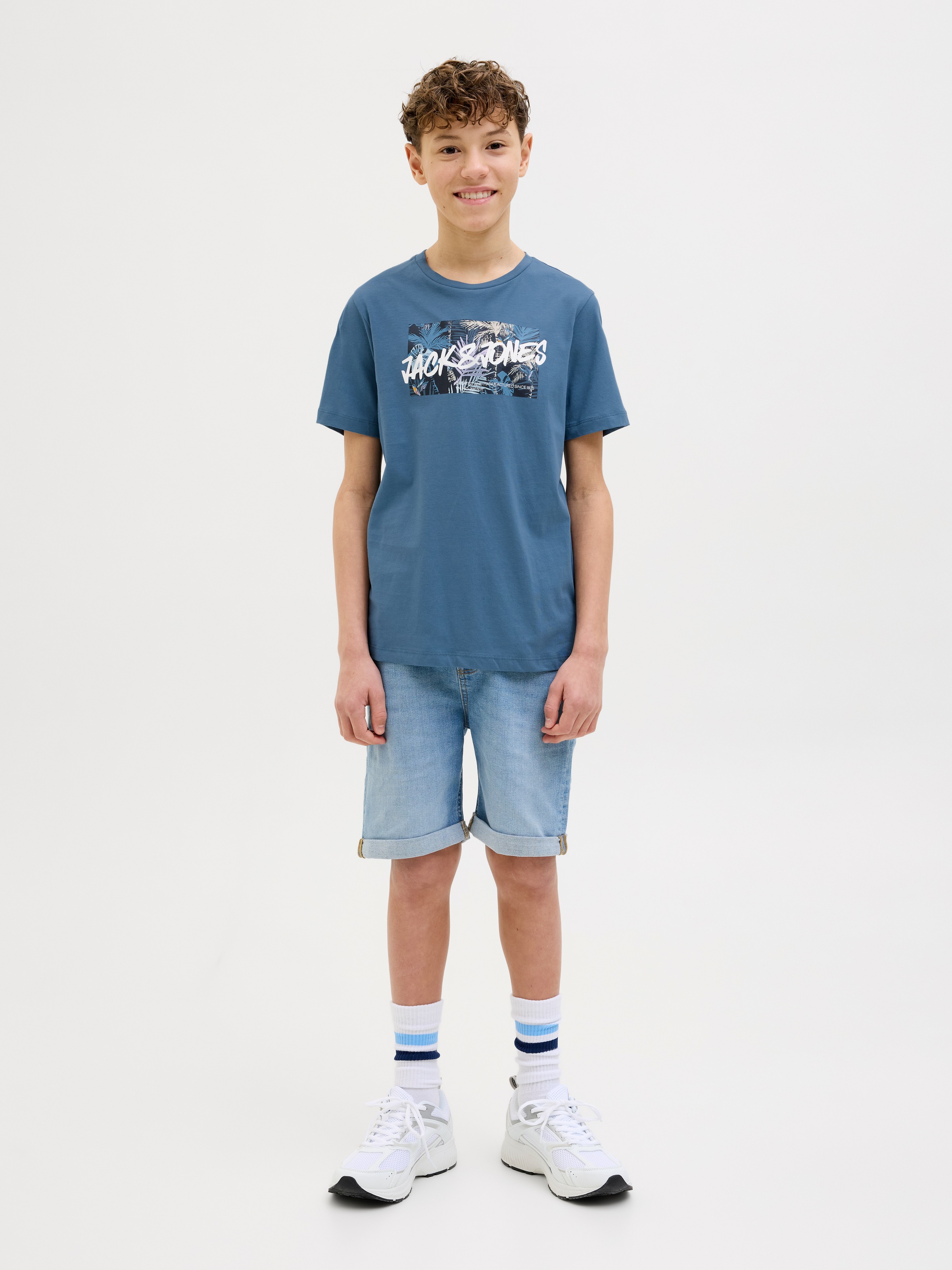 Jack & Jones Junior T-Shirt »JJHAWAII SHAPE TEE SS CREW NECK JNR«