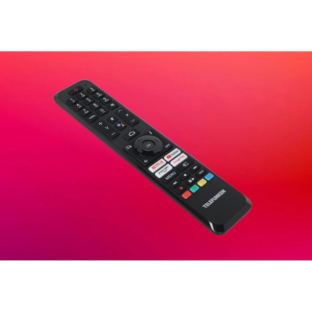 Telefunken QLED-Fernseher »D43Q701X2CW«, 108 cm/43 Zoll, 4K Ultra HD, Android TV-Smart-TV