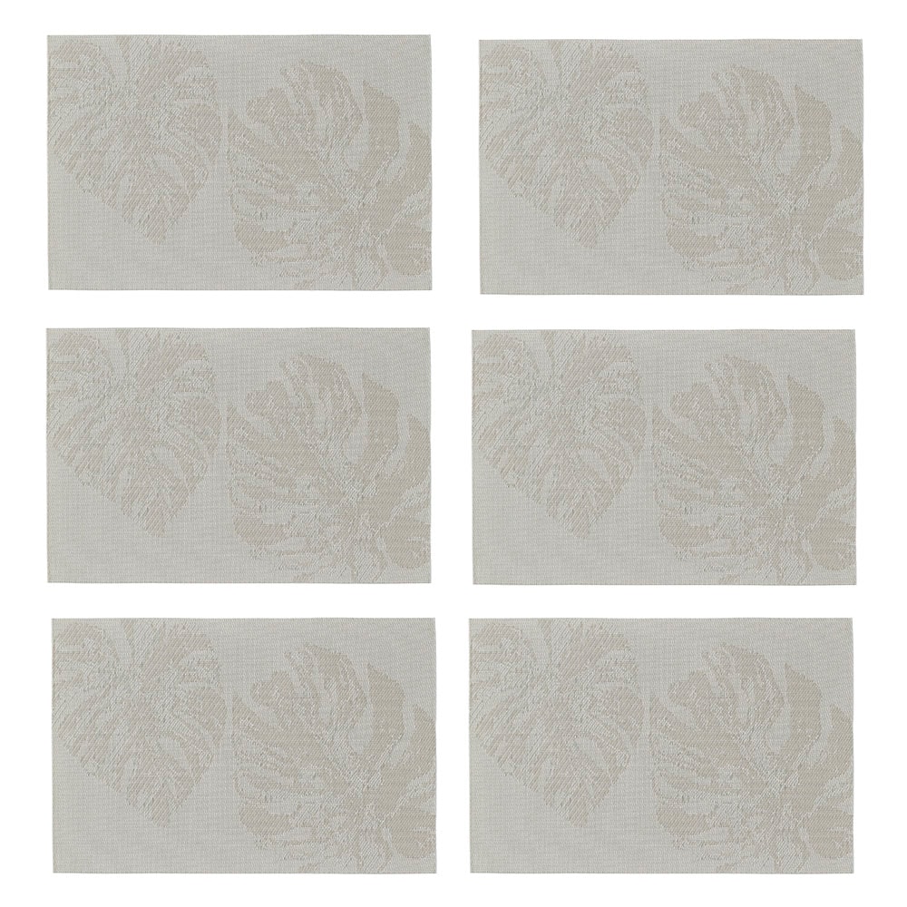 Zeller Present Platzset modernes Monstera Blätter Design, 6-teilig, Kunstst günstig online kaufen