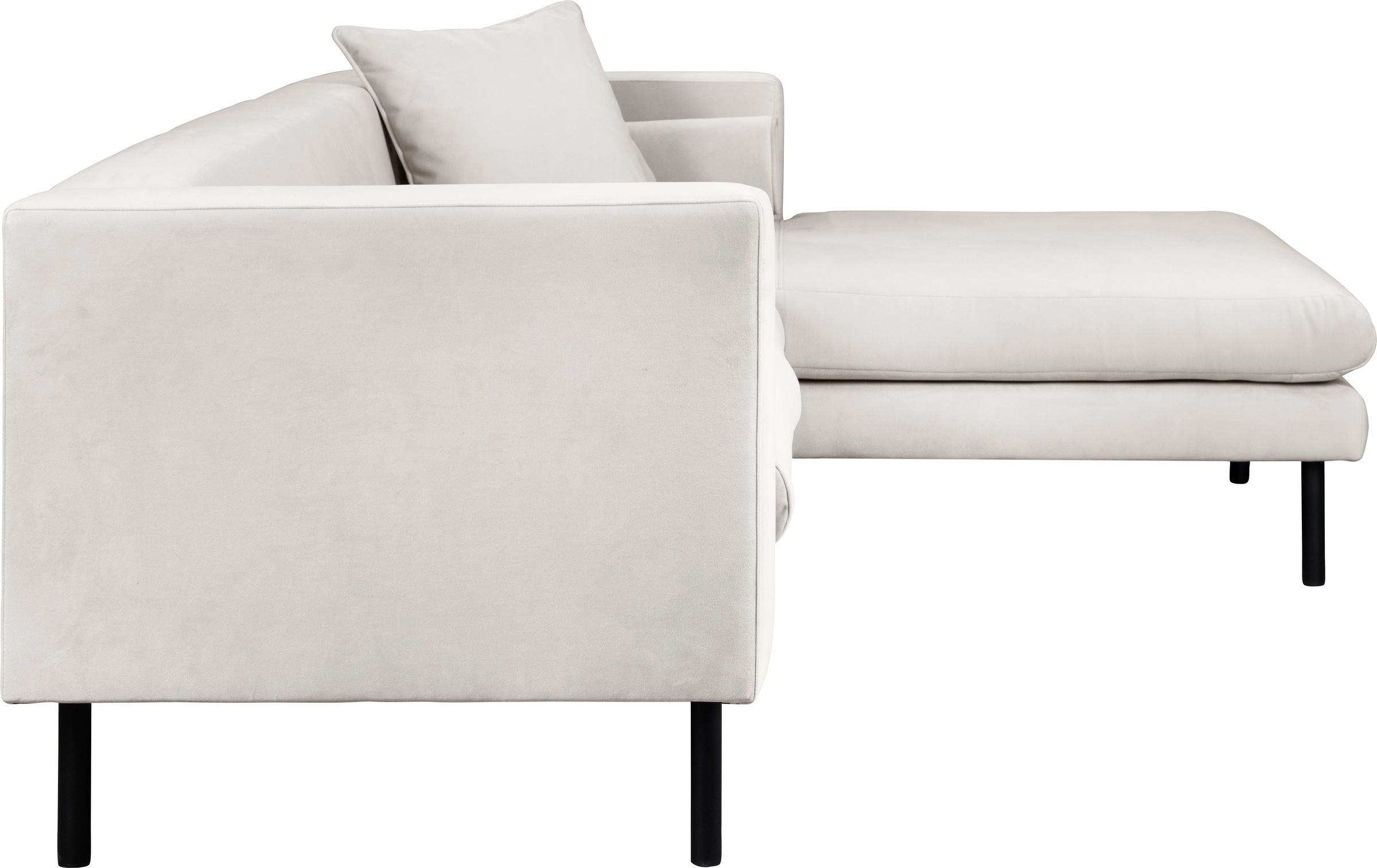 Home affaire Ecksofa »Lillibeth L-Form Designsofa, Maße B/T/H: 240/173/83 cm«, Zierkissen als Wendekissen, in Samtoptik oder Cord