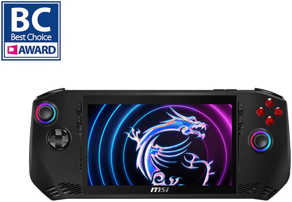 "MSI Spielekonsole ""CLAW A1M-059"", schwarz, B:29,4cm H:2,12cm T:11,7cm, Spielekonsolen"