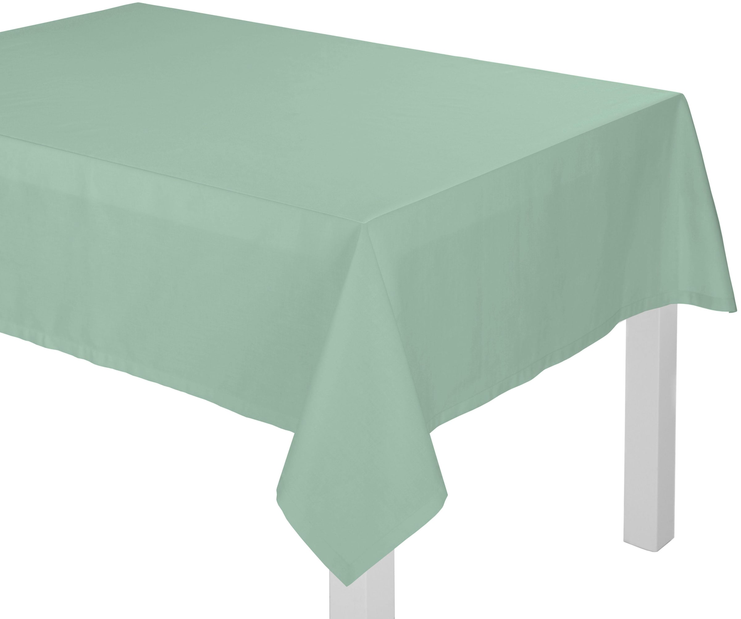 Tischdecke WIRTH, B:150cm L:200cm, grün, Baumwolle, Polyester, Tischdecken, "NEWBURY"