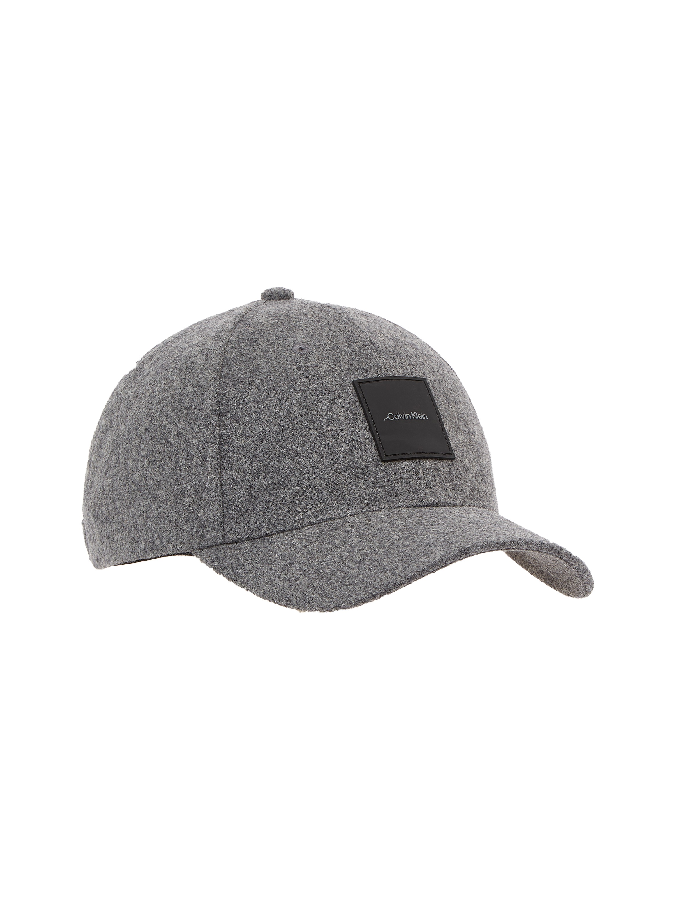 Calvin Klein Baseball Cap »WOOL BB CAP«, mit Logopatch aus Leder, unisex