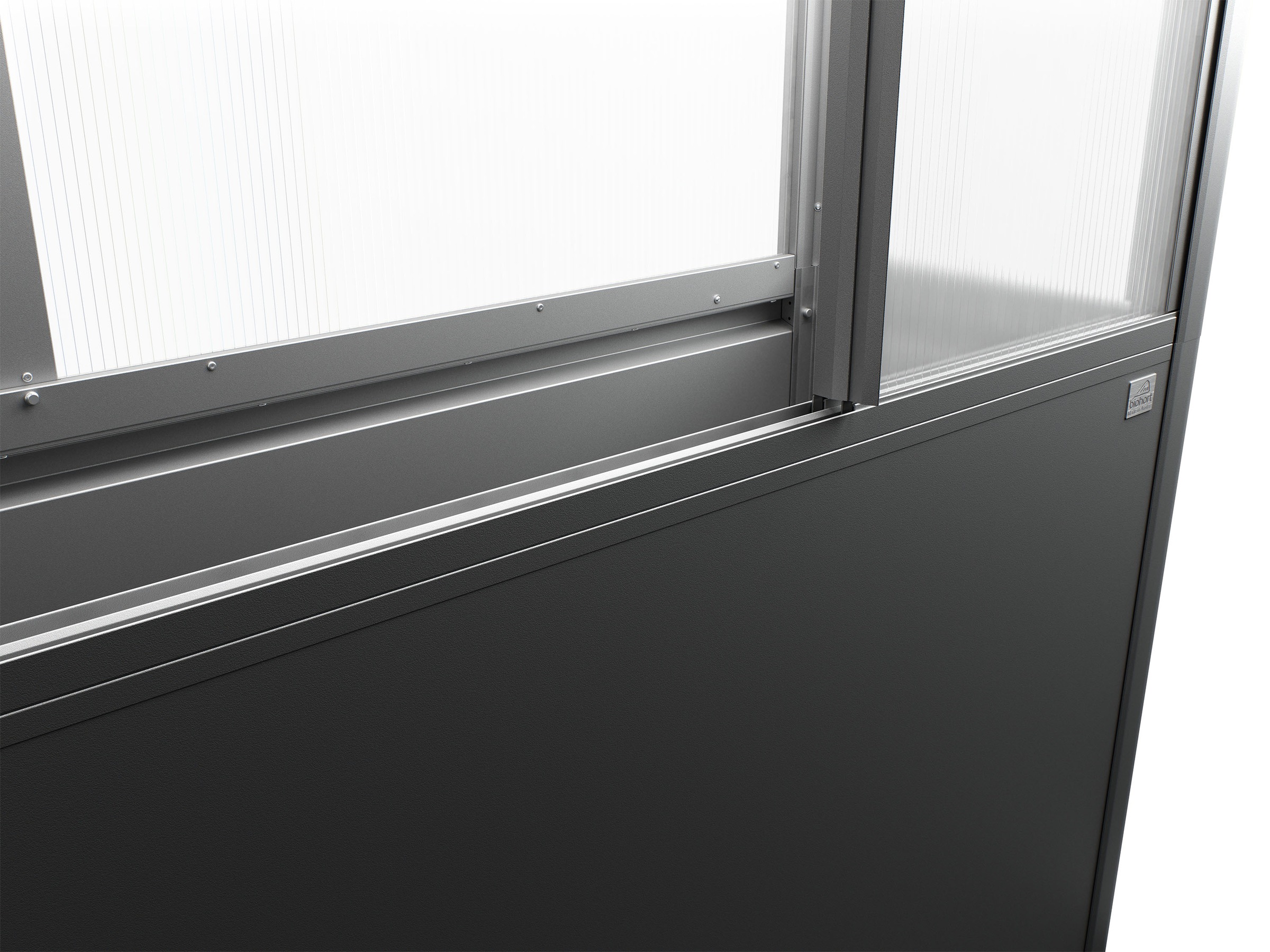 Biohort Gewächshaus »Florentina Gr. 2x0,5 MAXI, verschiedene Farben« Kompaktes Gewächshaus für hochwachsende Pflanzen