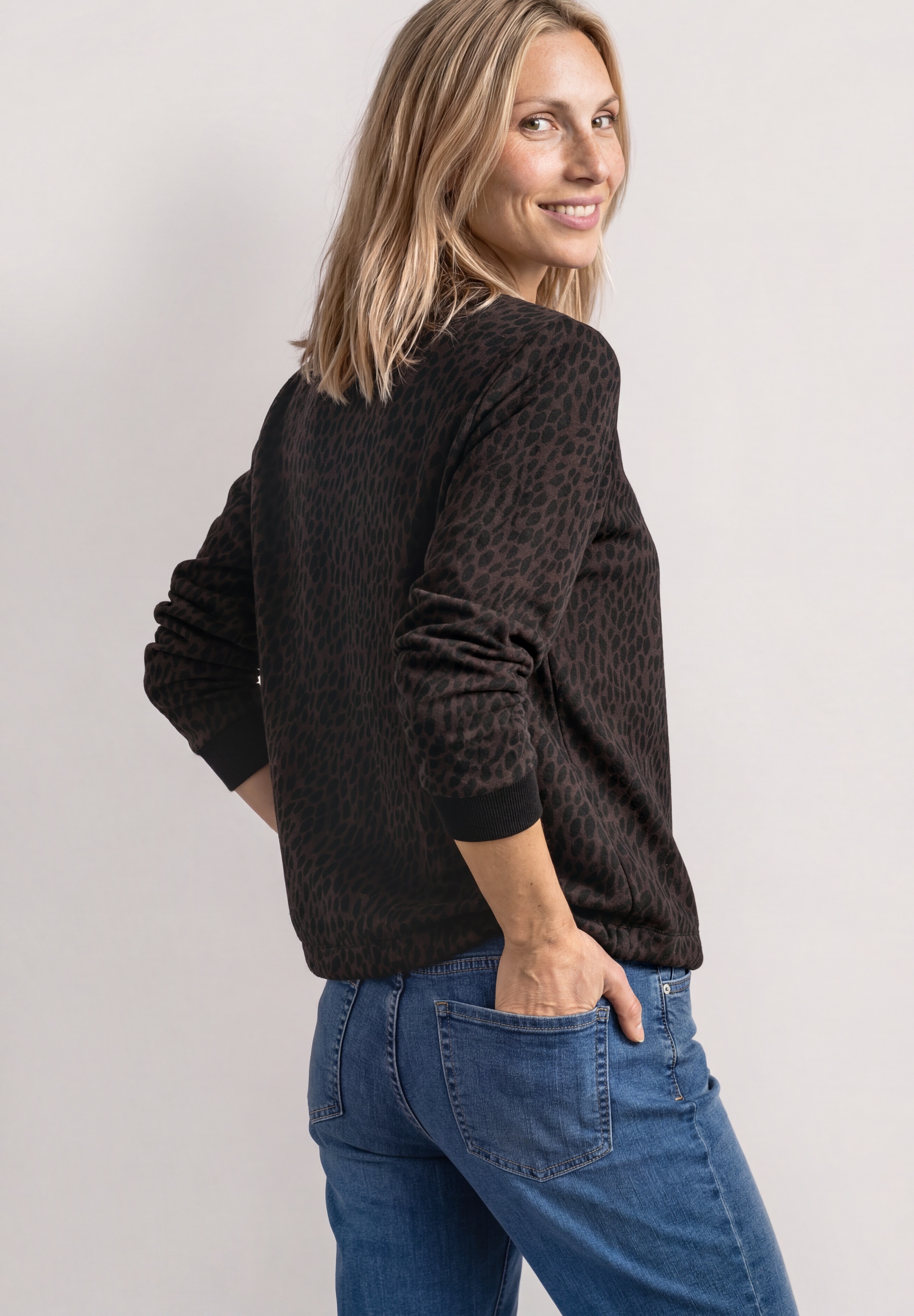 STREET ONE Sweatshirt , mit Leomuster
