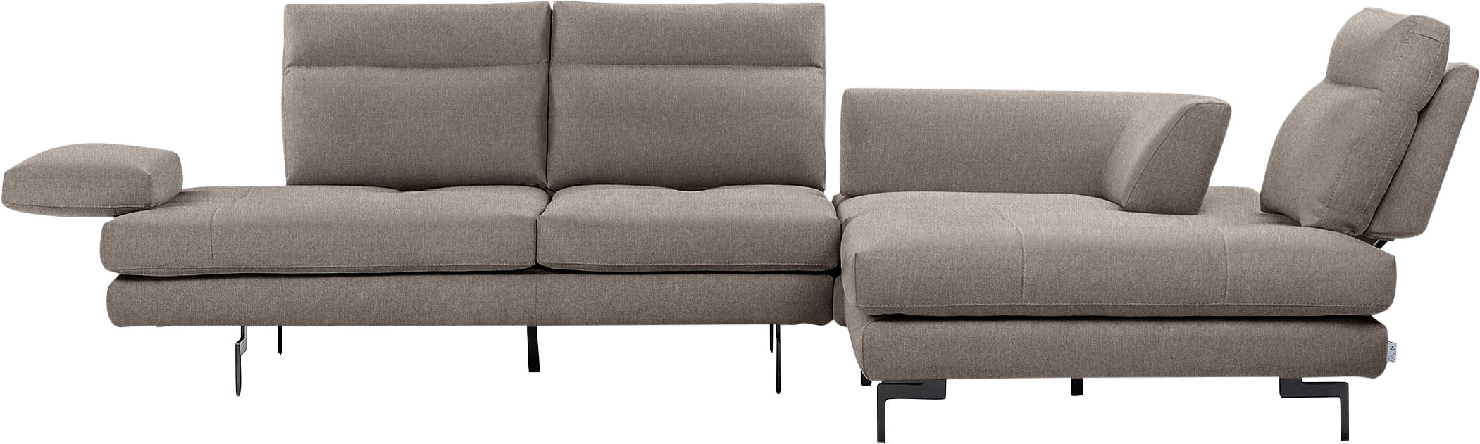 CALIA ITALIA Ecksofa "Toby Wing, Komfortsofa mit Sitzkomfort der Extraklass günstig online kaufen