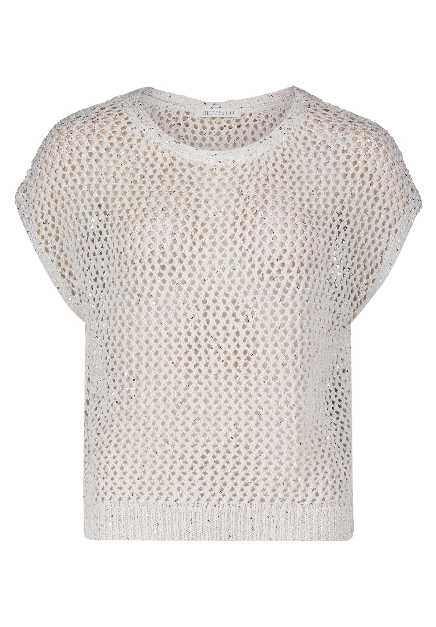 Betty&Co Stricktop "Betty & Co Strickpullover mit Effektgarn", Glitzer günstig online kaufen