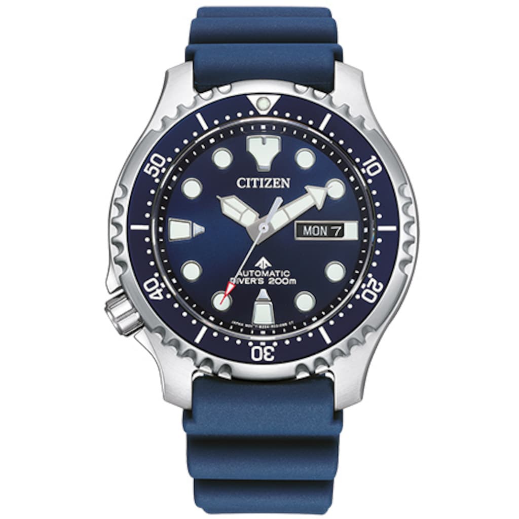 Citizen Taucheruhr »Promaster Marine, NY0141-10LE«, Armbanduhr, Herrenuhr, Automatik