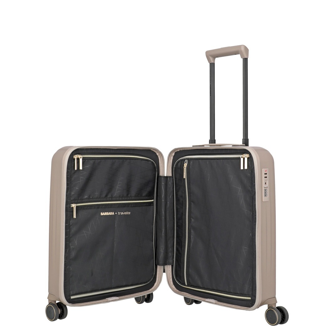 travelite Hartschalen-Trolley »BARBARA & travelite | BARBARA NOVELTY, verschiedene Größen und Farben«, 4 Rollen, Hartschalen-Kofferset Reisegepäck Volumenerweiterung bei M