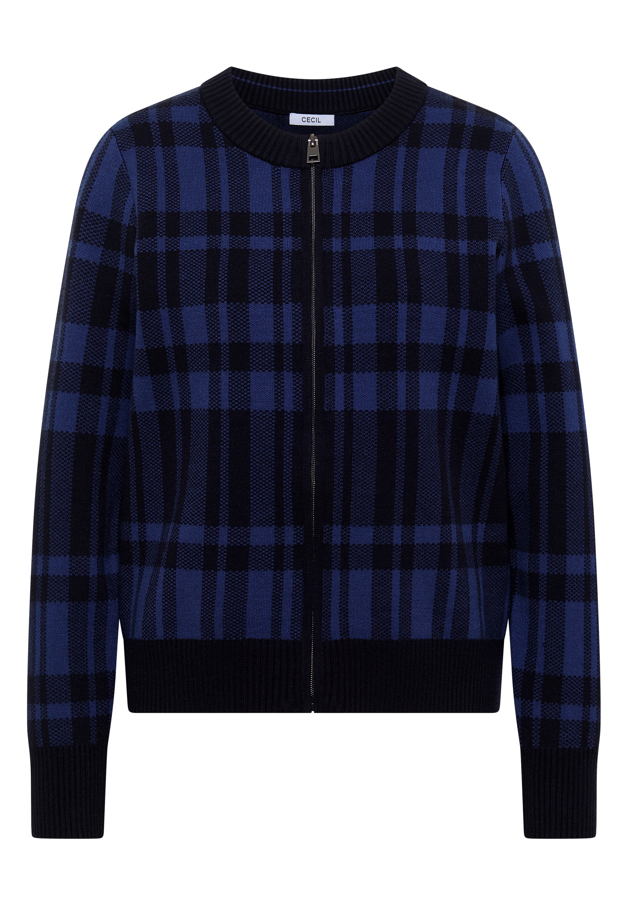 Cecil Strickjacke mit Karomuster