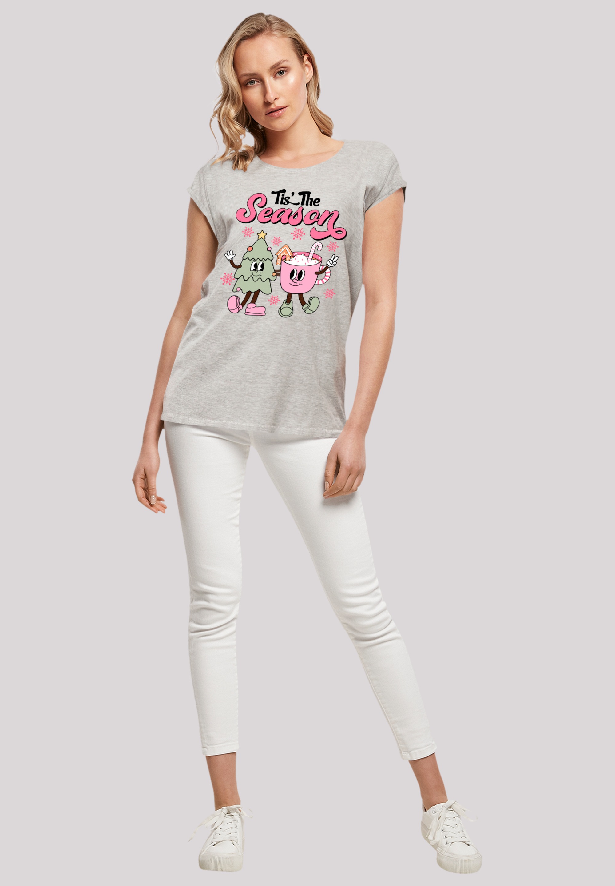 F4NT4STIC T-Shirt »Tis The Season Tree Cocoa«, Premium Qualität, Weihnachts-Kollection
