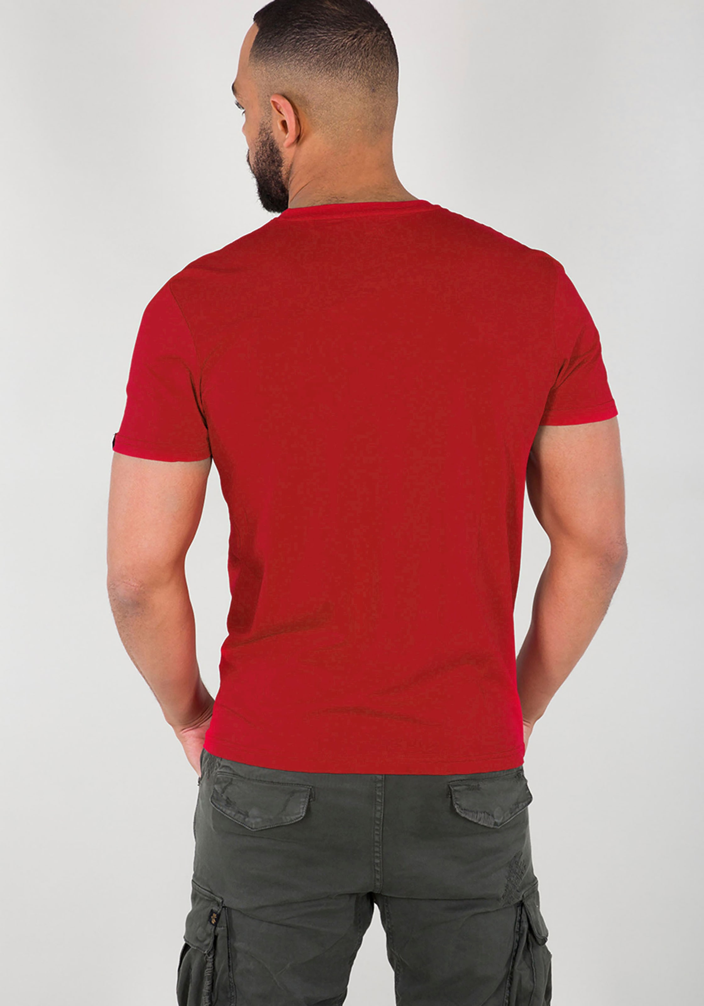 Alpha Industries T-Shirt "Alpha Industries Men - T-Shirts Basic T Small Log günstig online kaufen