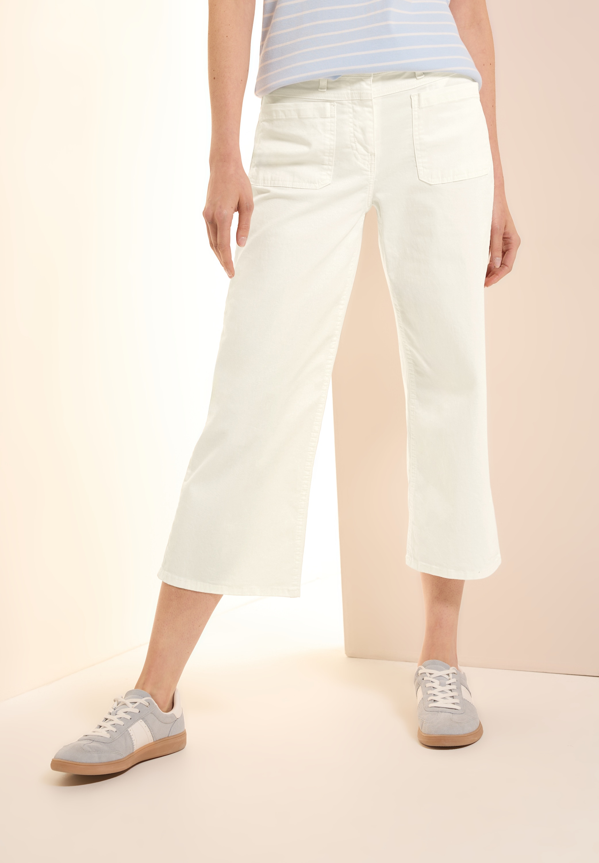 Cecil Weite Jeans "Style Neele", 3/4 Länge mit Stretch günstig online kaufen