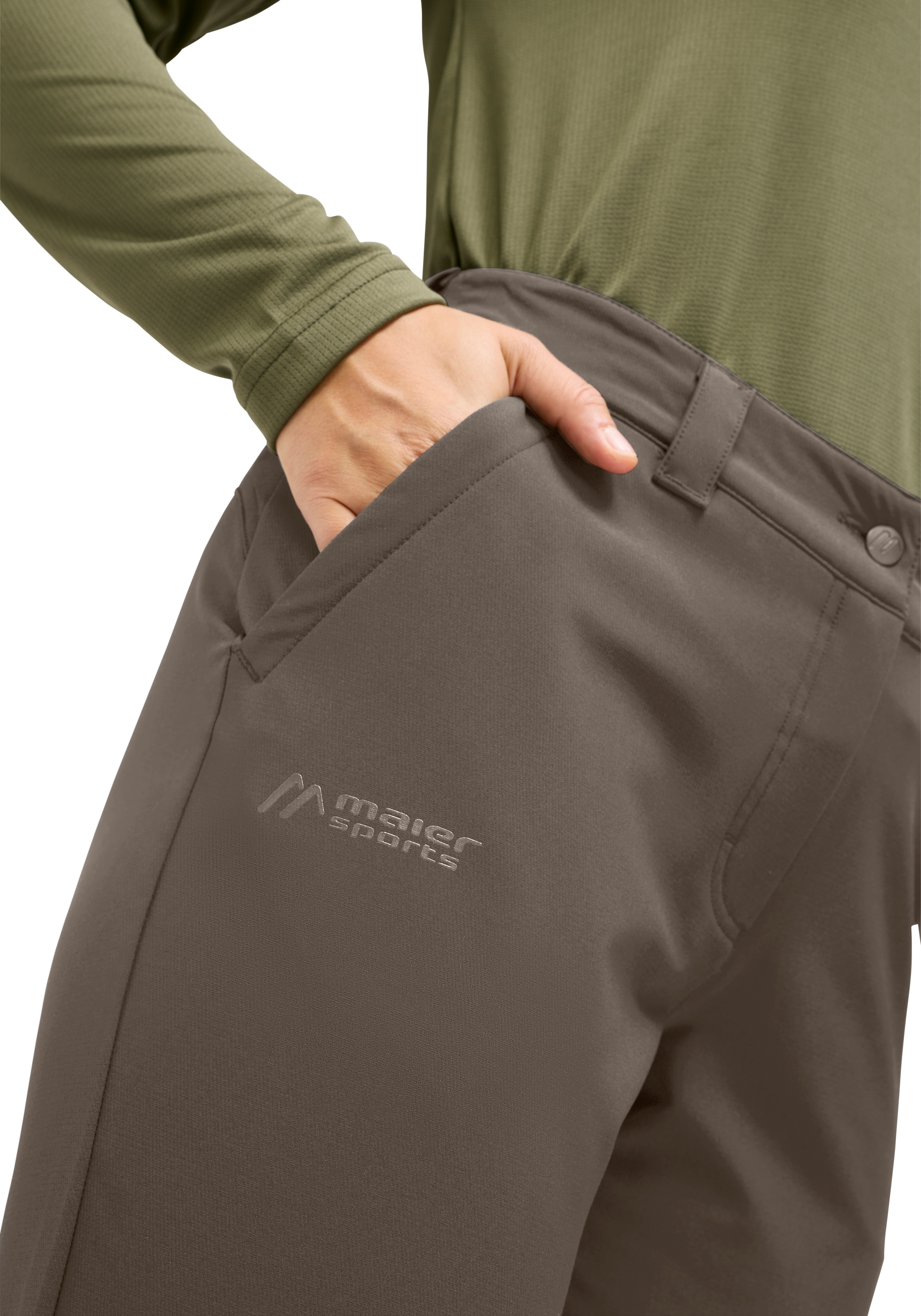 Maier Sports Outdoorhose »Essential Flex W«  Damen Winter Wanderhose, atmungsaktive Funktionshose, Regular Fit
